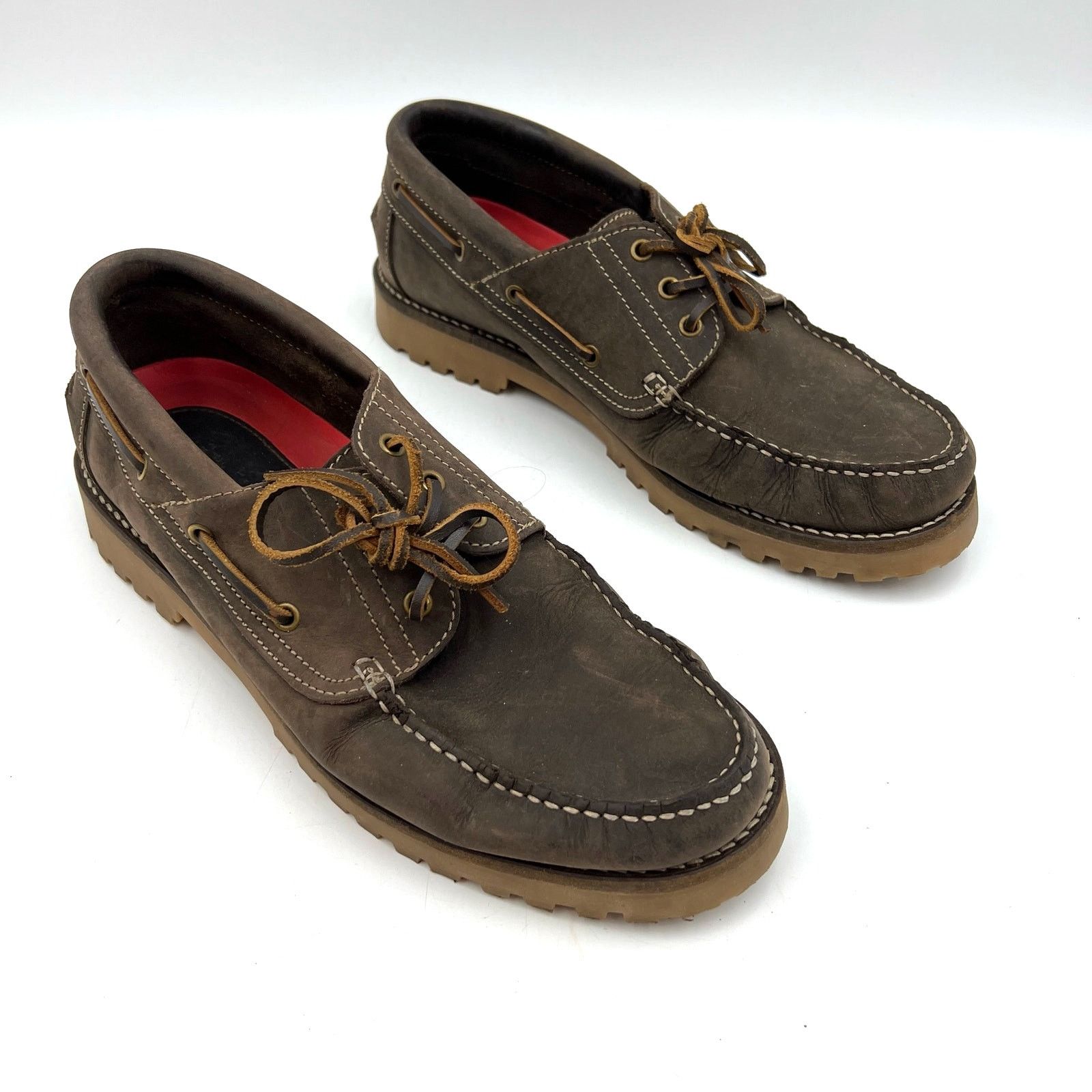 NEXT Next Direct 1982 Archive Nubuck Leather Loafers Brown Size US 10 / EU 43 - 1 Thumbnail