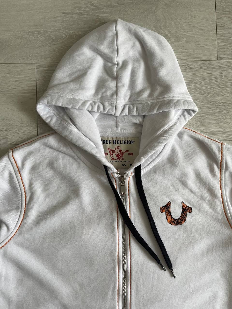 True Religion True Religion Zip Up Hoodie White Size US M / EU 48-50 / 2 - 6 Thumbnail