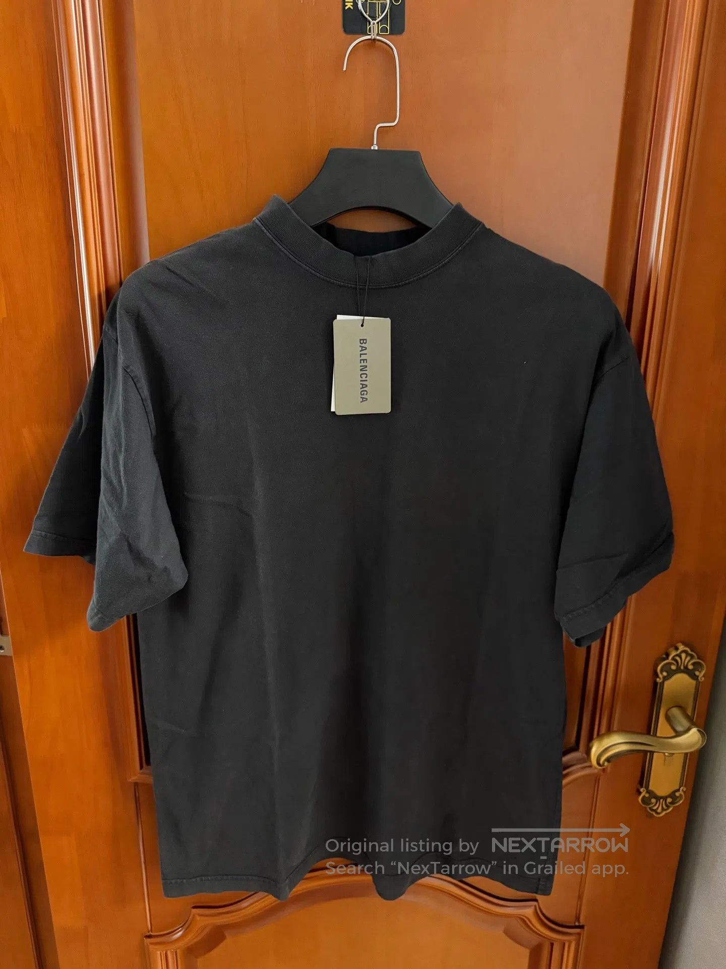 Balenciaga Balenciaga Black Graffiti Letter Print Short Sleeve T-Shir Size US XS / EU 42 / 0 - 2 Thumbnail