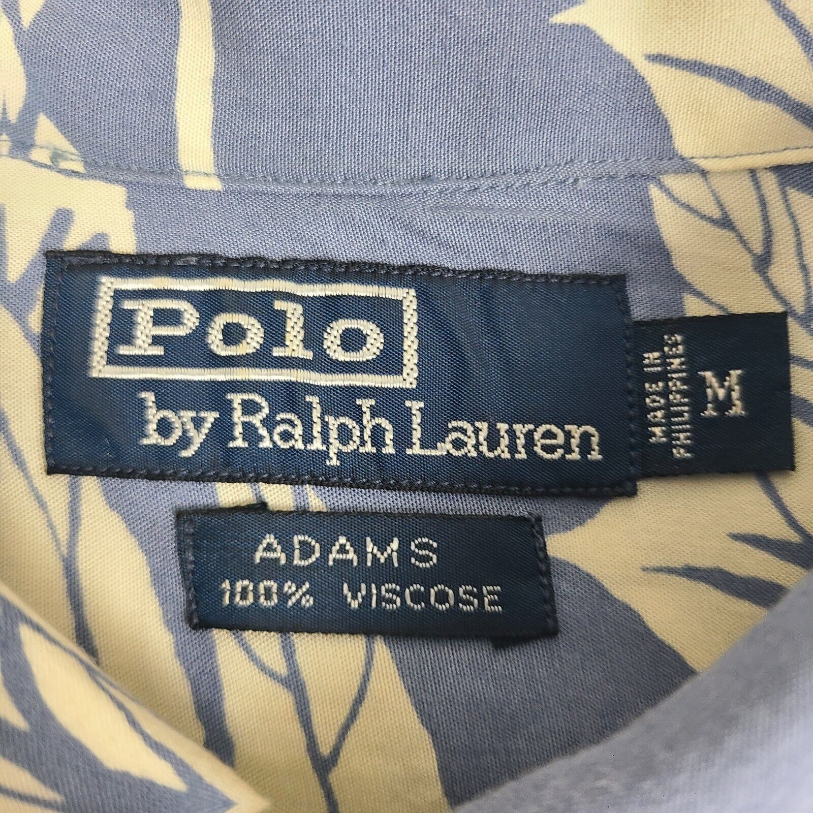 Polo Ralph Lauren Vtg Polo Ralph Lauren Size Medium "Adams" Hawaiian Camp Shir Size US M / EU 48-50 / 2 - 2 Thumbnail