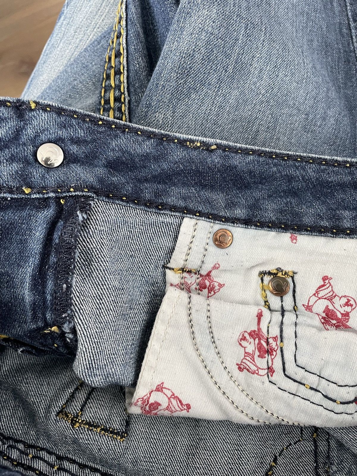 True Religion × Vintage True Religion Vintage Y2k Denim Jeans Trousers Pants Swag Size 25" / US 0 / IT 36 - 13 Thumbnail