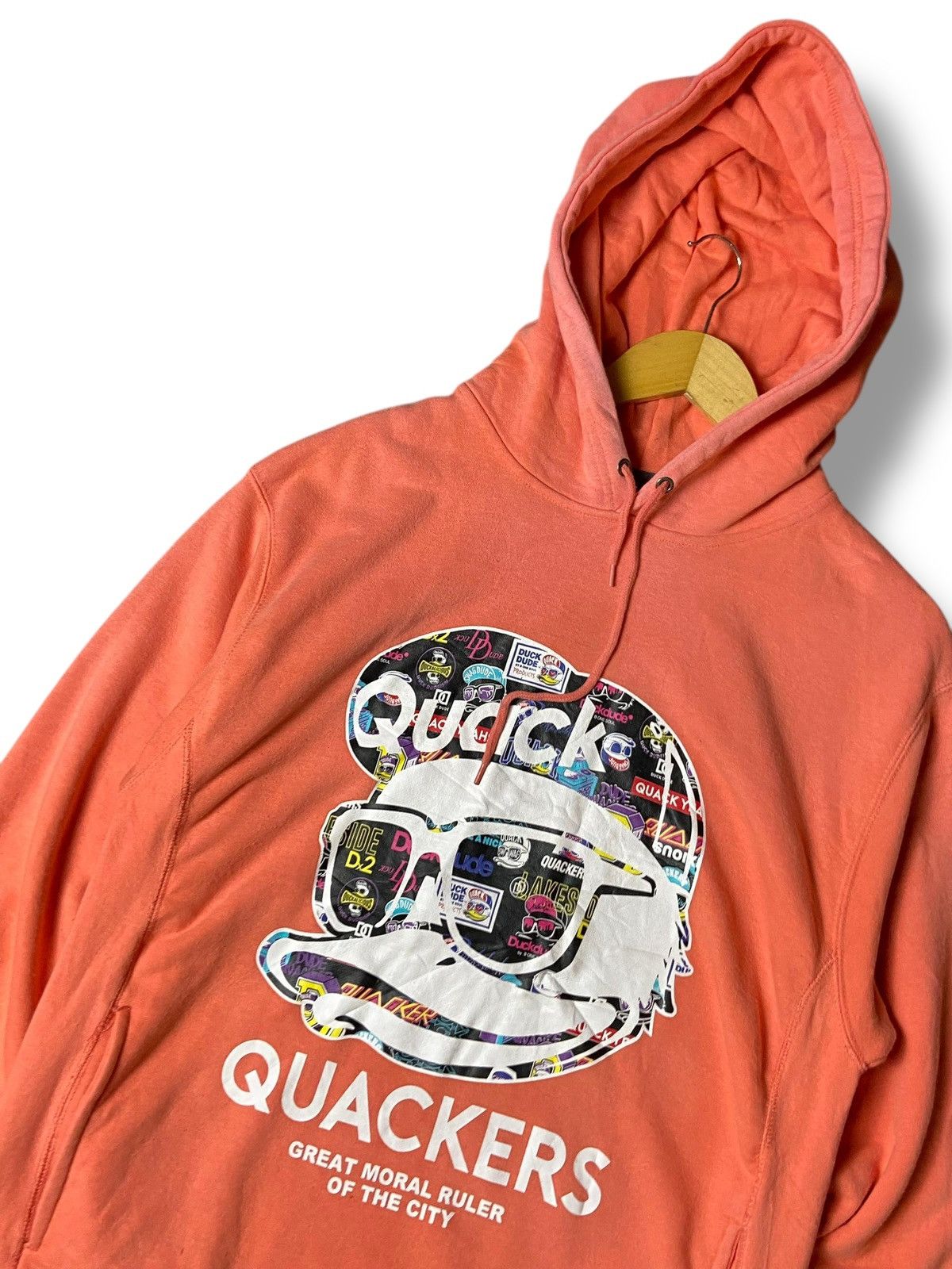 Duck Head × Japanese Brand × Vintage B One Soul Japanese Brand Quackers Hoodies (129) Size US XL / EU 56 / 4 - 7 Thumbnail