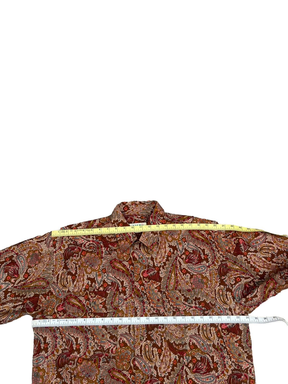 Vintage Vintage J.J.C. BOY Japan Floral Flower LS Size US L / EU 52-54 / 3 - 2 Thumbnail
