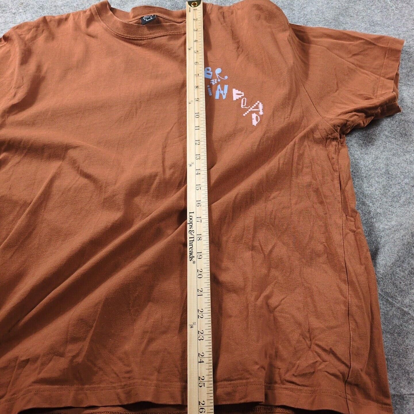 Brain Dead Brain Dead M Graphic T-Shirt Dark Orange SS Logo Streetwear Size US M / EU 48-50 / 2 - 6 Thumbnail