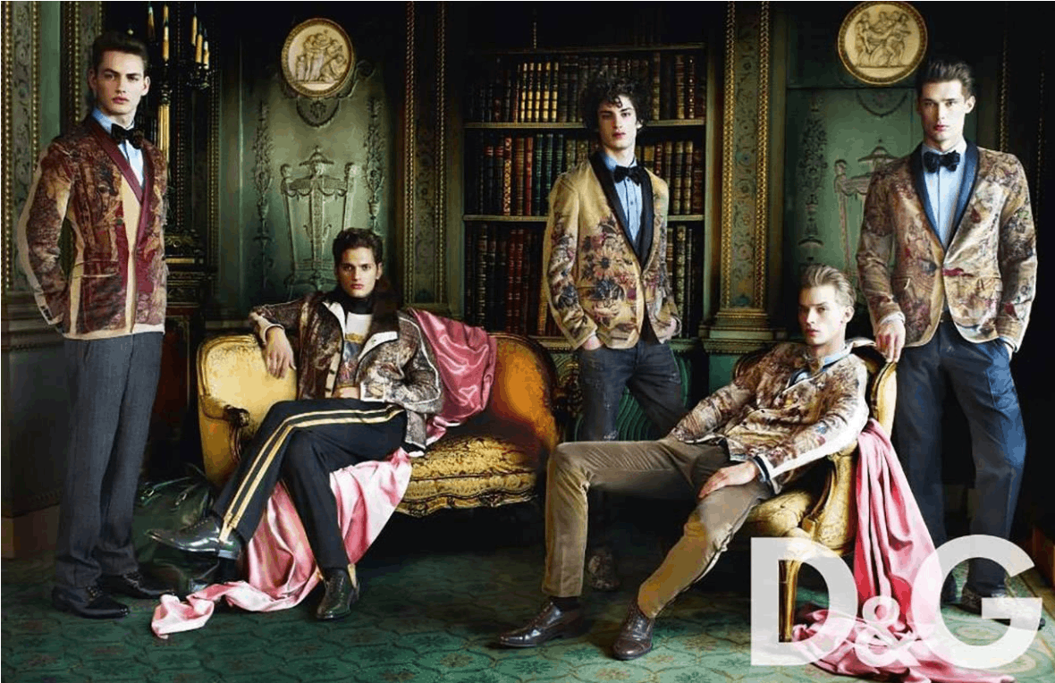 Dolce & Gabbana DOLCE & GABBANA Velvet Blazer Jacket Fresco Renaissance Size 48R - 2 Thumbnail