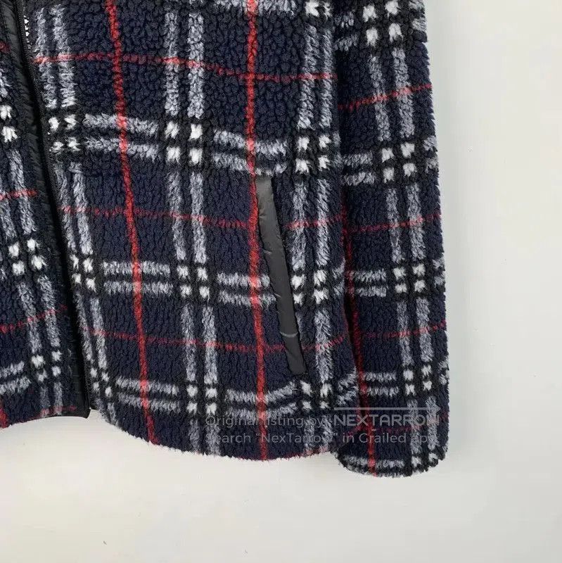 Burberry Burberry Blue Fleece Jacket for Men. Size US XL / EU 56 / 4 - 4 Thumbnail