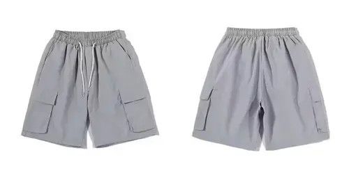 Defective Struct 21SS Indigo Union Japan Light Grey Pockets Cargo Shorts Size US 32 / EU 48 - 2 Thumbnail