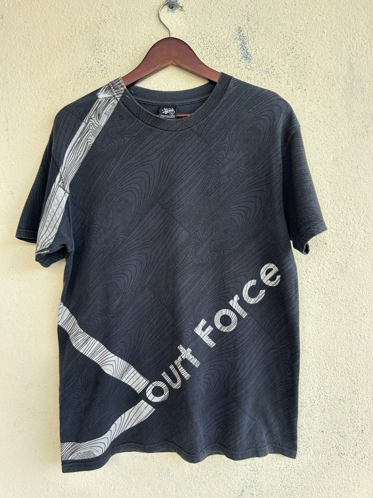 Nike × Stussy Vintage Rare Stussy X Nike Court Force Tshirt Size US M / EU 48-50 / 2 - 1 Thumbnail