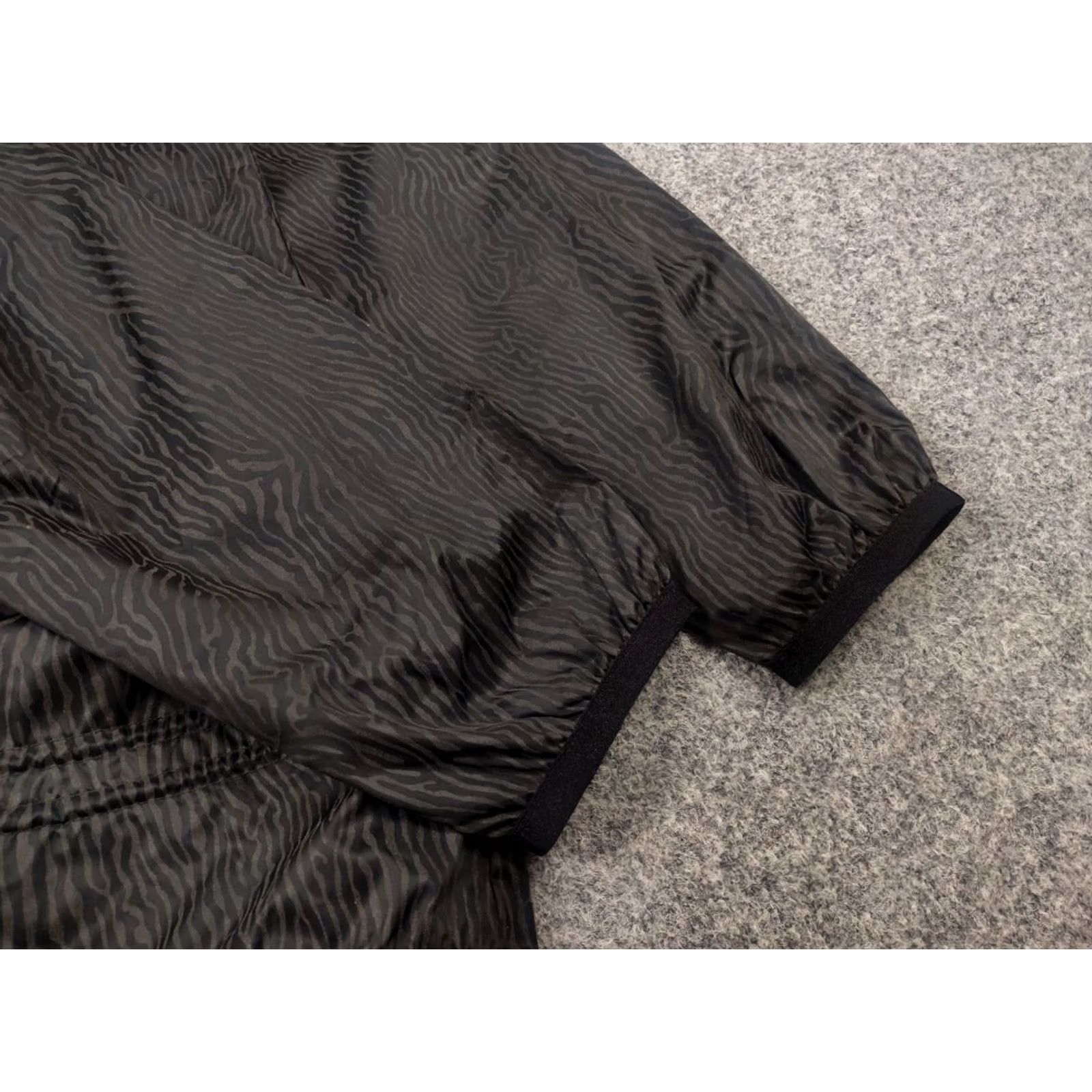 Nike Nike Women's Windbreaker Jacket Windbreaker Full Zip Reflective Grid Print Black L Regular Womens Nike Dri-Fit Running & Jogging 90s? Size L / US 10 / IT 46 - 6 Thumbnail