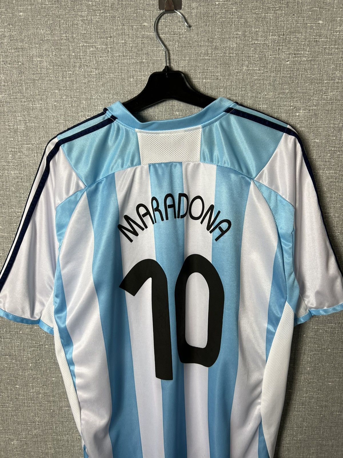 Vintage 🇦🇷 Argentina Logo Football Retro Jersey #10 Diego Maradona Size US L / EU 52-54 / 3 - 15 Thumbnail