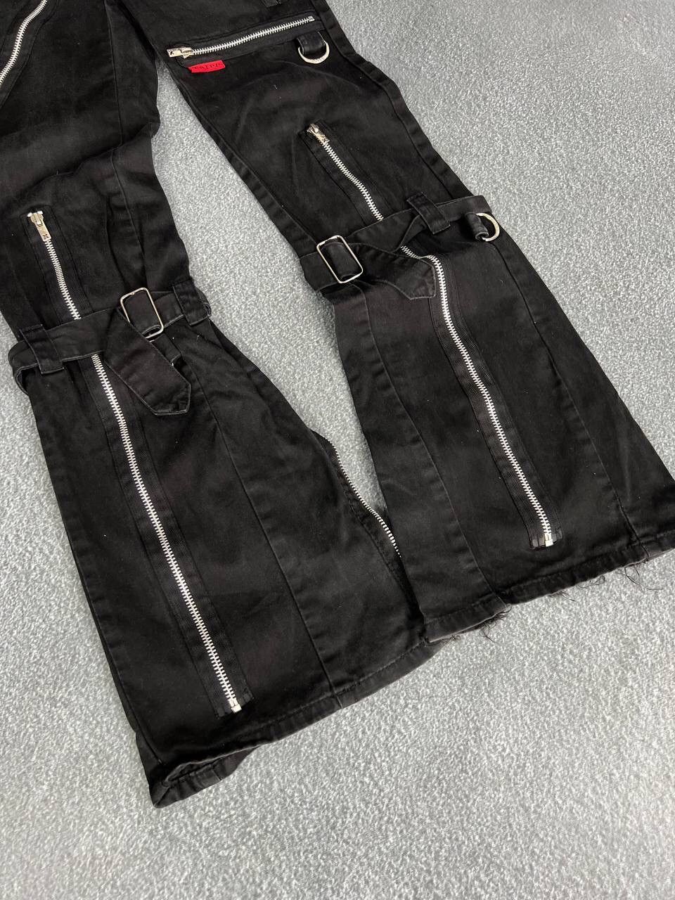 Tripp NYC tripp nyc vintage flared gothic vibe multi zip womans pants Size 29" - 5 Thumbnail