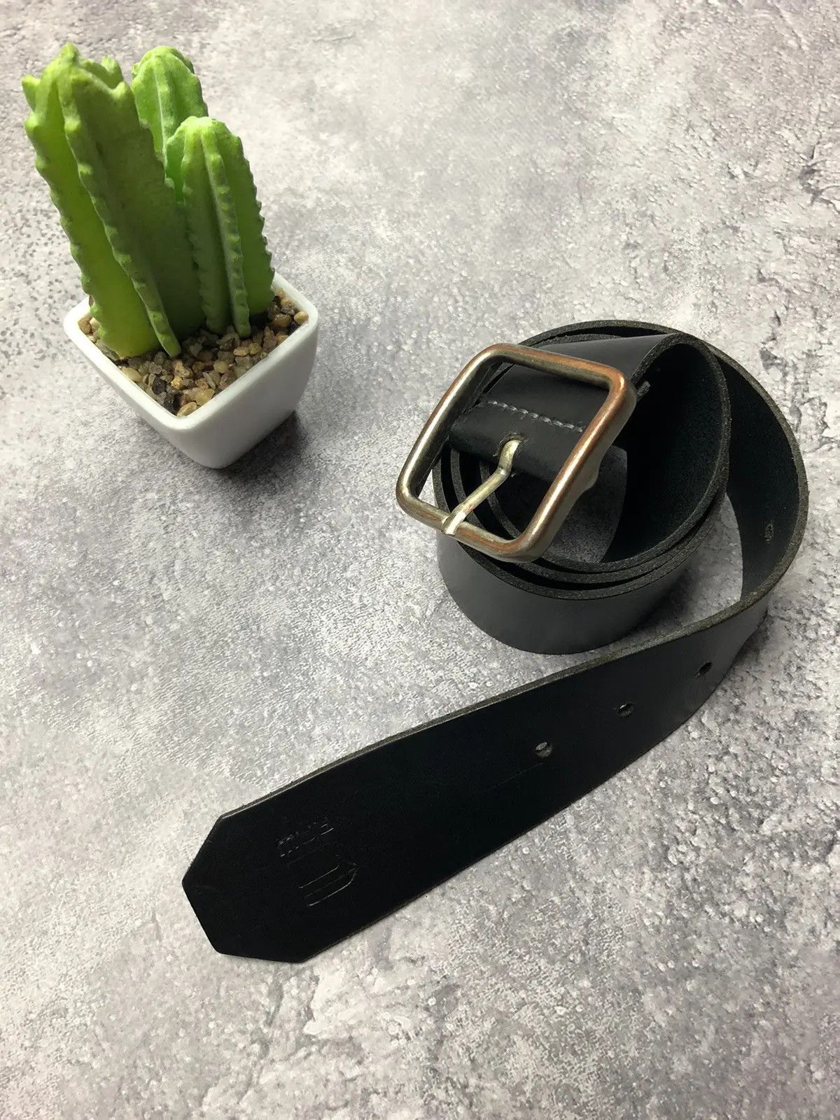 G-Star G-STAR-RAW Black Leather Hype Belt Buckle Logo Streetwear Size ONE SIZE - 1 Thumbnail