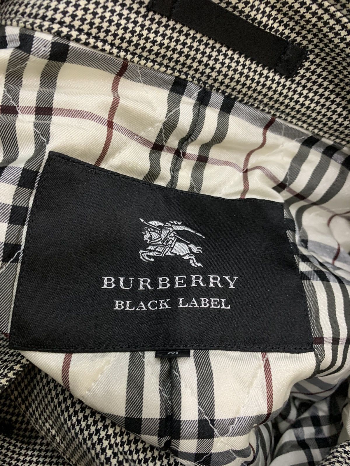 Burberry 🔥BURBERRY BLACK LABEL HOUNDSTOOTH COATS Size US M / EU 48-50 / 2 - 11 Thumbnail