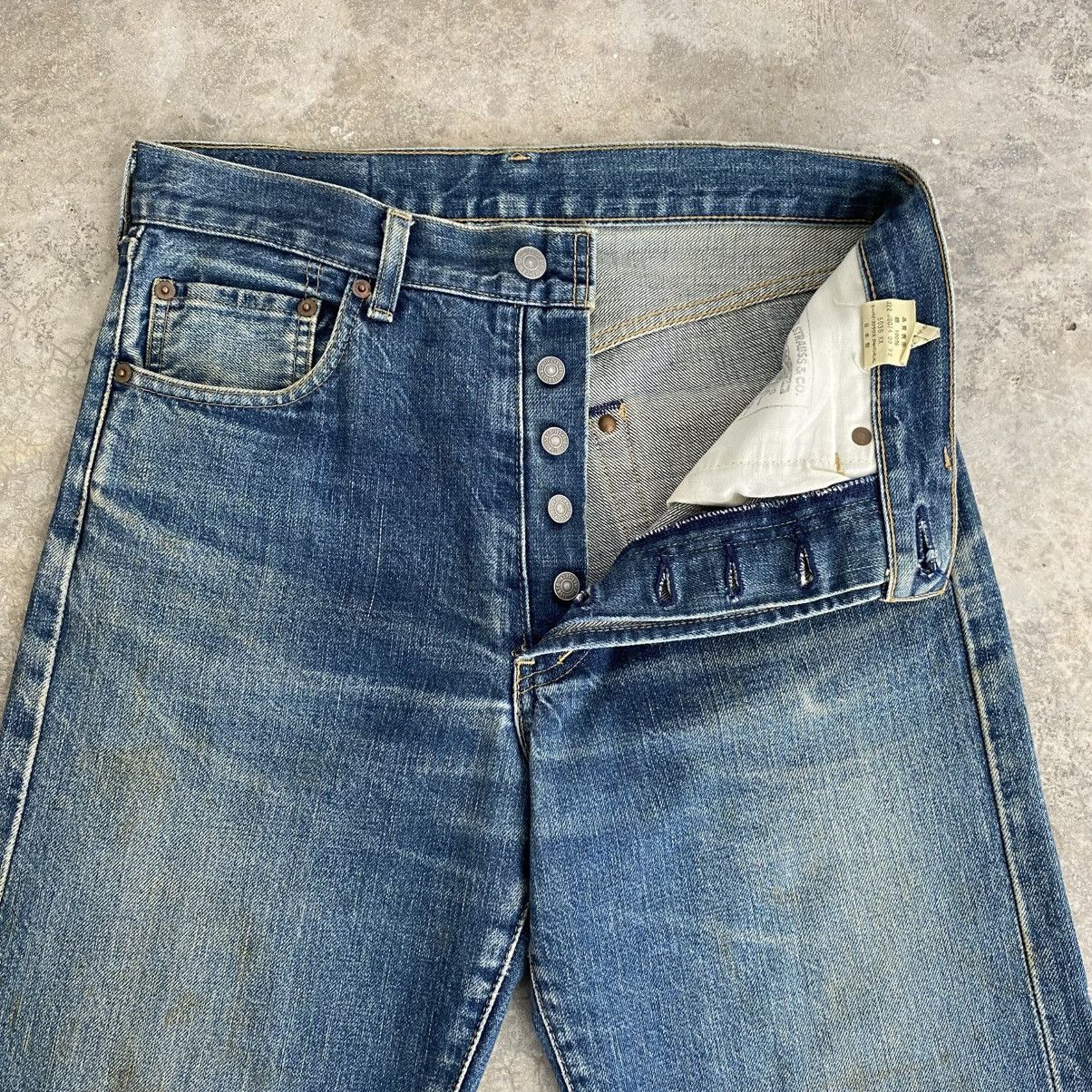 Levi's Vintage 90’s Levis 503B Big E Faded Blue Selvedge LVC Jeans Size US 30 / EU 46 - 7 Thumbnail