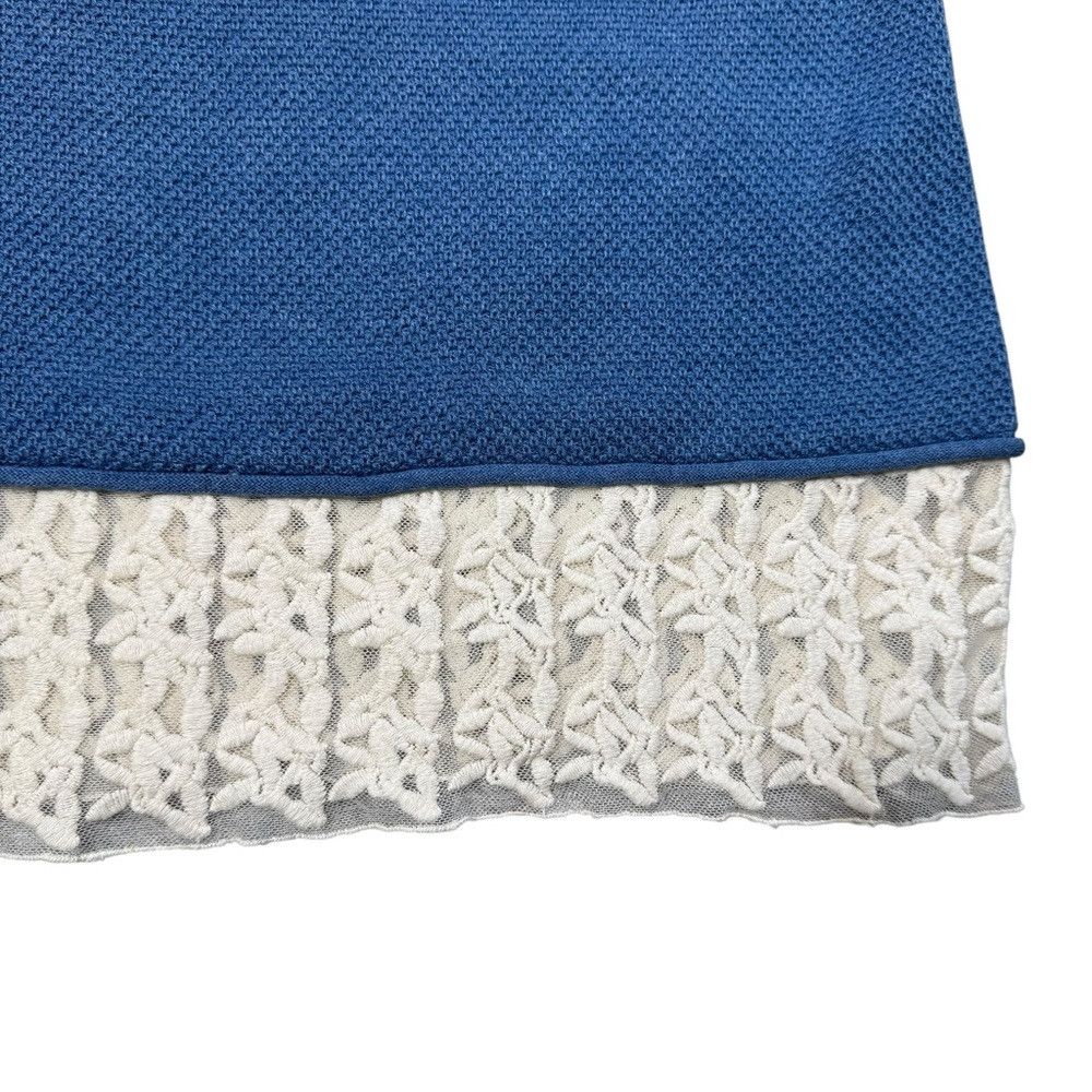 Other Context Lord and Taylor Blue With White Lace Trim 3/4 Sleev Size L / US 10 / IT 46 - 9 Thumbnail