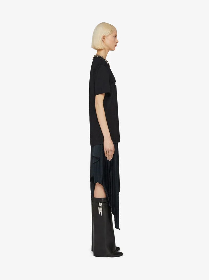 Givenchy o1w1db10326 Short Sleeve Classic Fit T-Shirt in Black Size L / US 10 / IT 46 - 3 Thumbnail