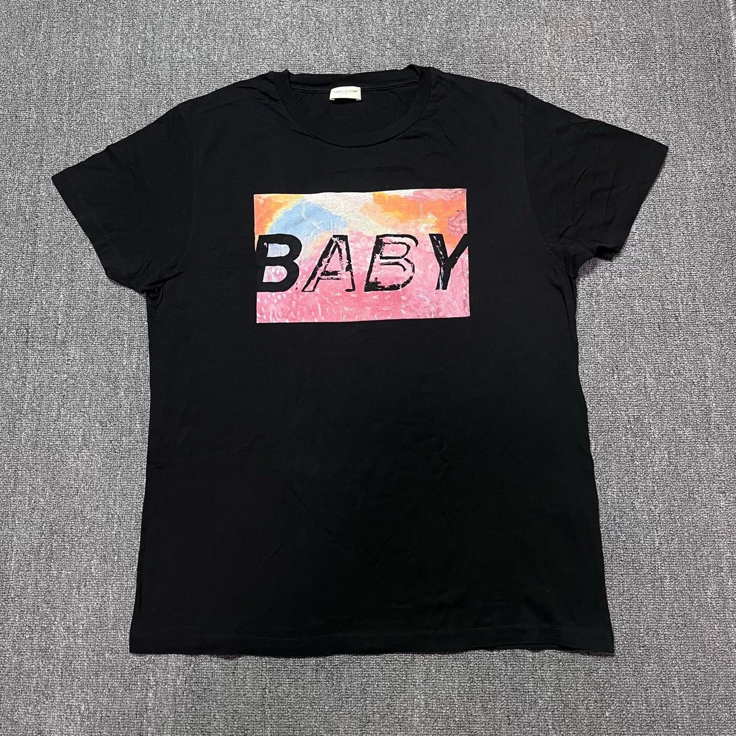 Saint Laurent Paris Saint Laurent Paris Black T-Shirt XL Men Size US XL / EU 56 / 4 - 1 Thumbnail