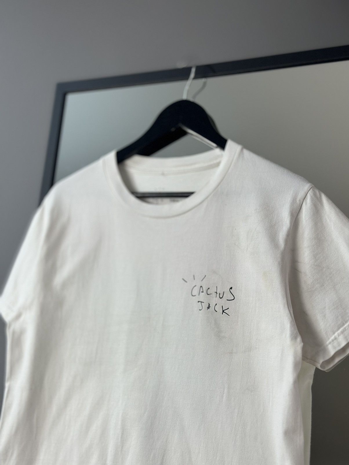 Vintage Vintage Jack Cactus Travis Scott White T-shirt Size US S / EU 44-46 / 1 - 6 Thumbnail