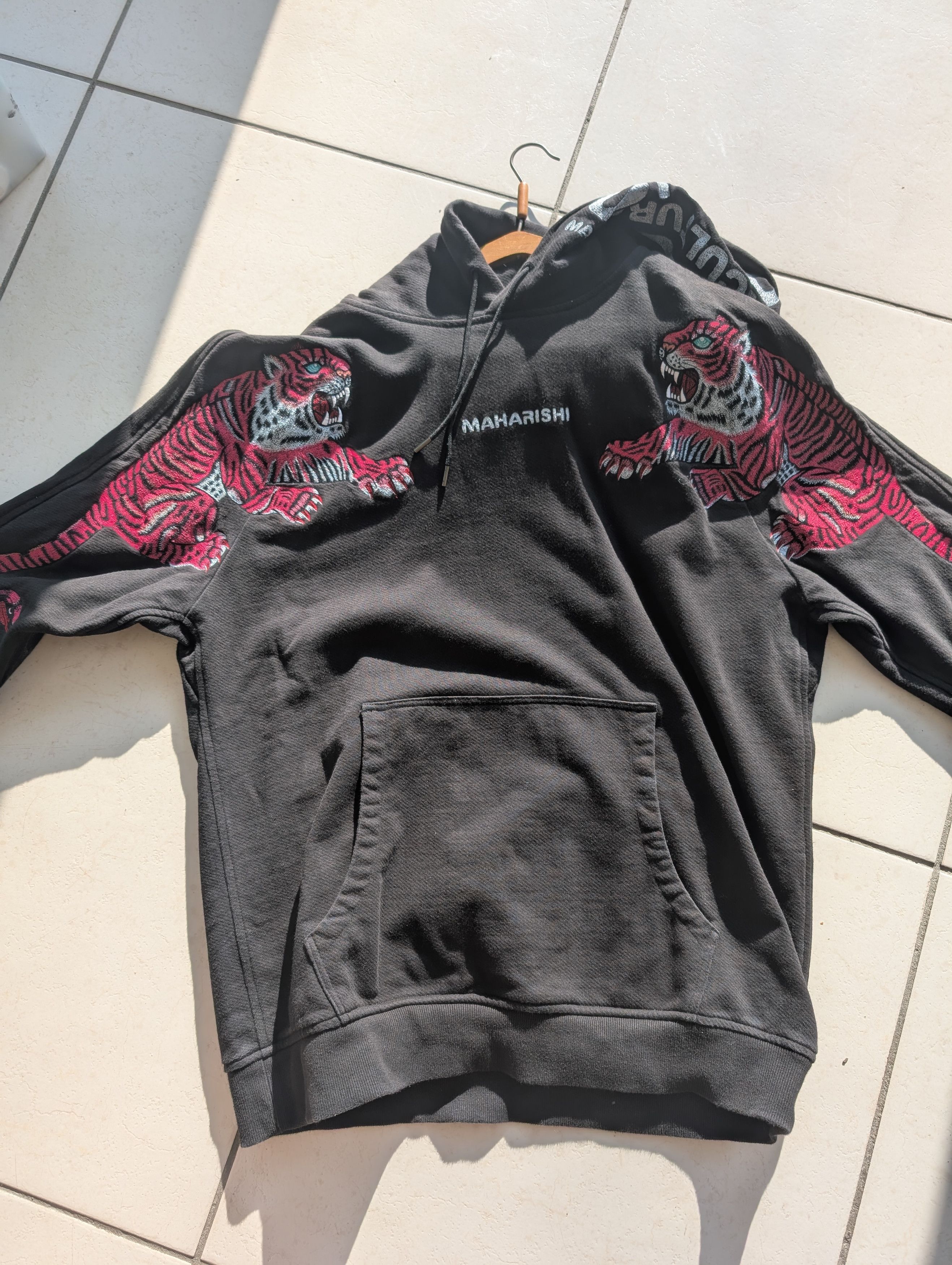 Maharishi Maharishi Tiger invasion embroidered hoodie Size US XL / EU 56 / 4 - 6 Thumbnail