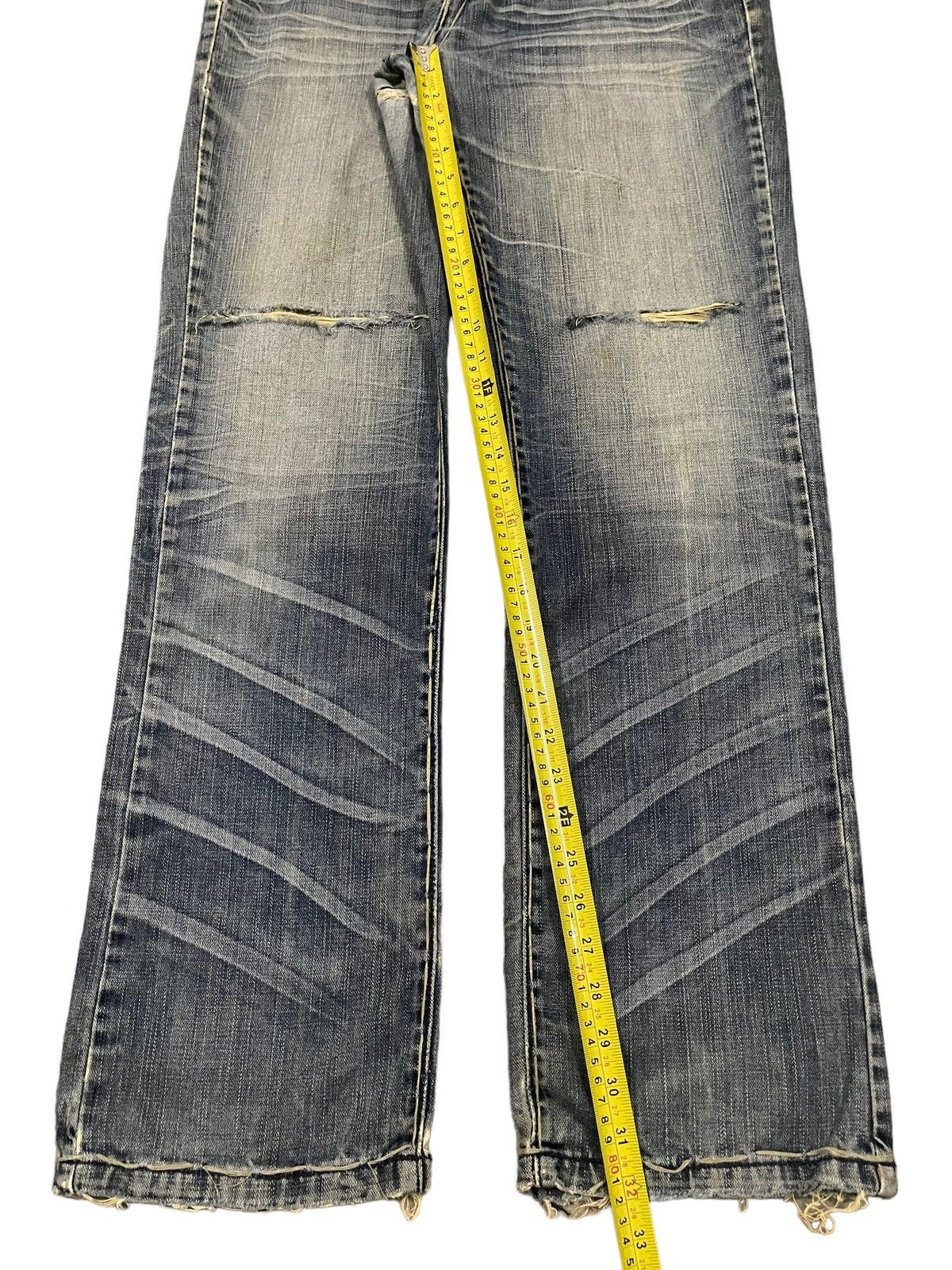 G-Star Vintage Japanese Gstar Raw Bleached Distress Loose Jeans Size US 33 - 11 Thumbnail