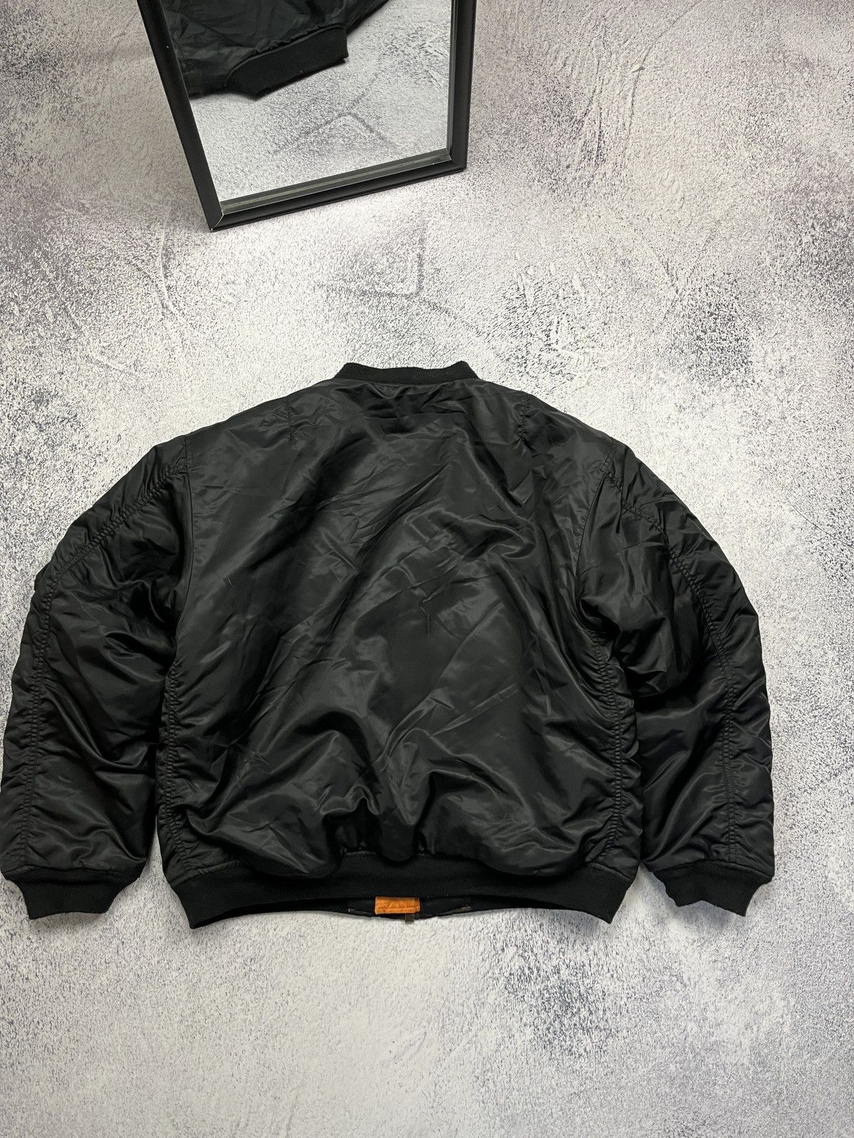 Vintage Vintage Y2k Flyer’s Man Intermediate MA-1 Bomber Jacket Rare Size US L / EU 52-54 / 3 - 12 Thumbnail