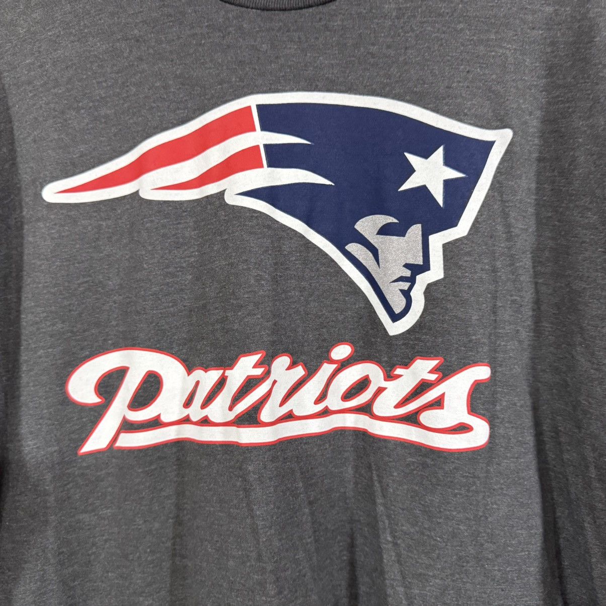 NFL New England Patriots Team Logo Shirt Mens XL Gray NFL Size US XL / EU 56 / 4 - 2 Thumbnail