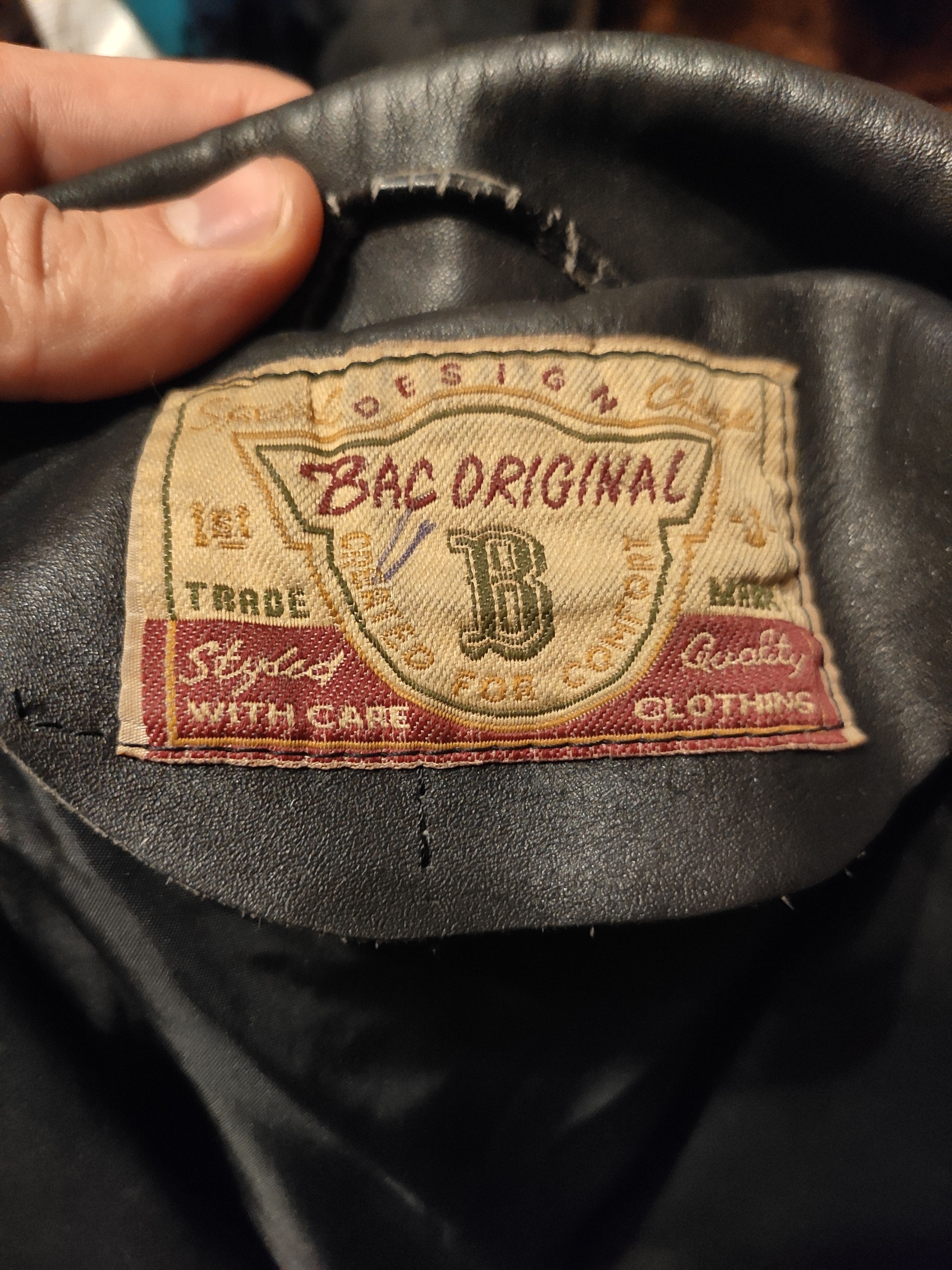 Genuine Leather × Japanese Brand Leather vintage Ramones/biker motorcycle jacket black s/m Size US S / EU 44-46 / 1 - 7 Thumbnail