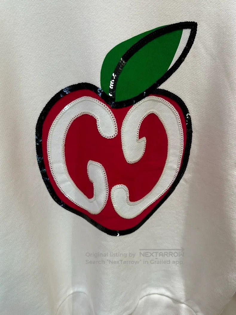 Gucci Gucci Apple sequin double G sweatshirt Size US S / EU 44-46 / 1 - 4 Thumbnail