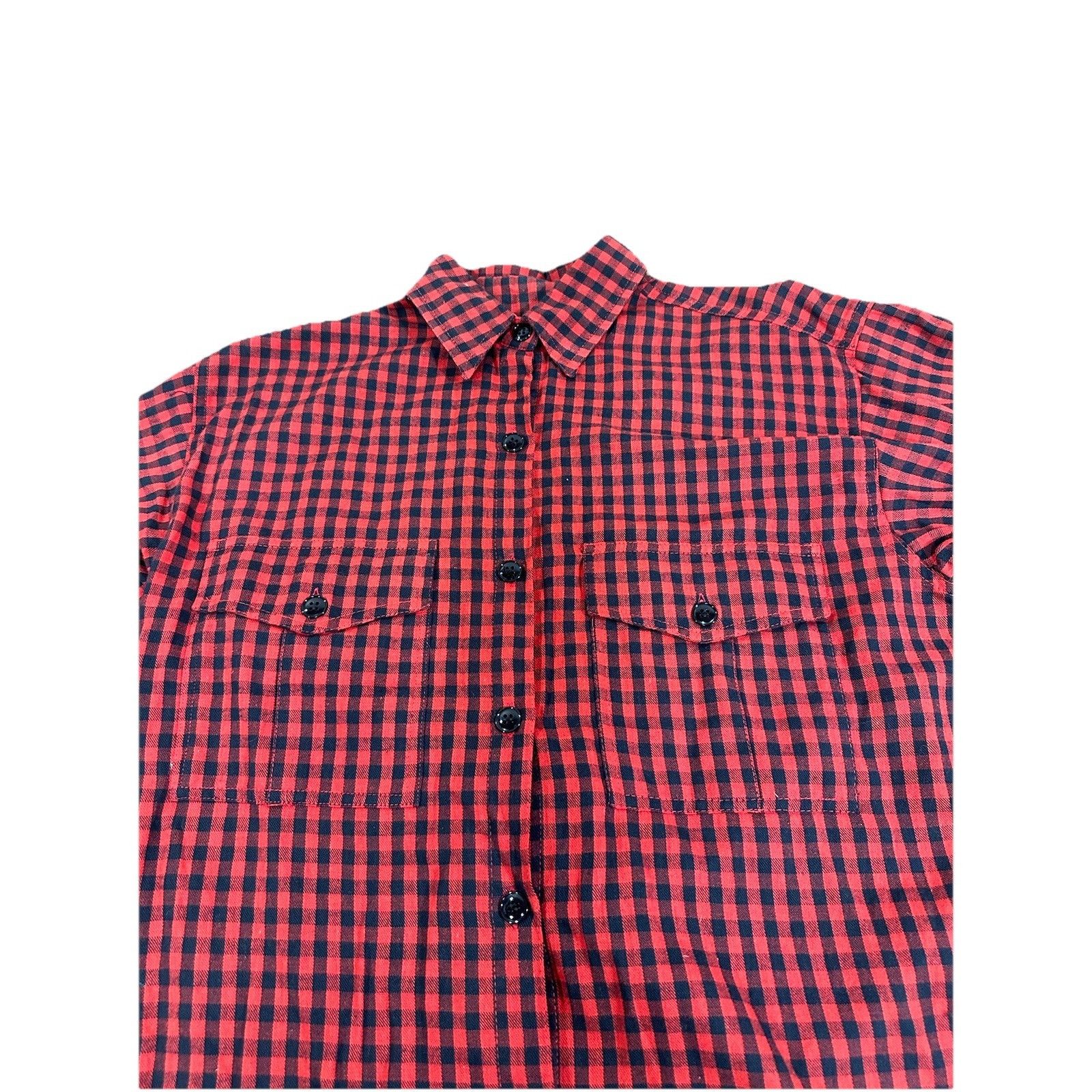 Vintage Vintage Wic Plaid Shirt Button Up Lumberjack Red Black Size US L / EU 52-54 / 3 - 2 Thumbnail