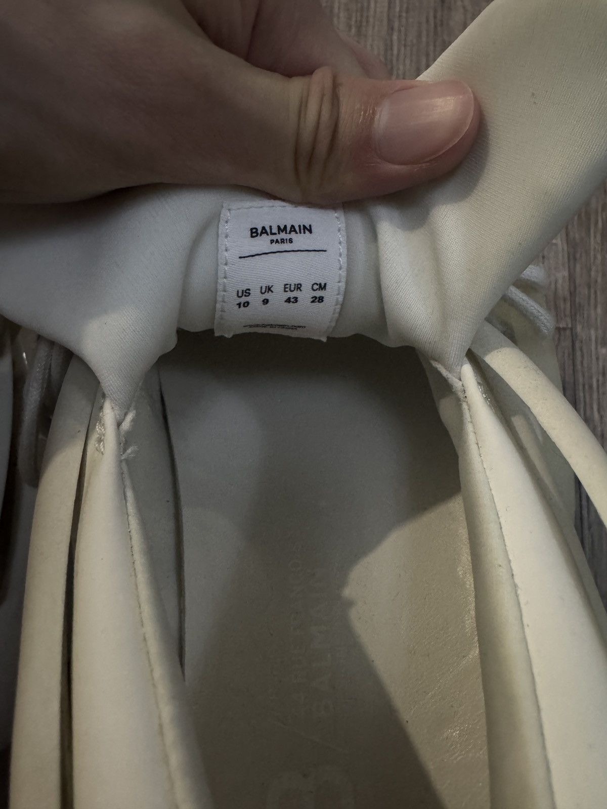 Balmain BALMAIN White Unicorn Sneakers Size US 10 / EU 43 - 5 Thumbnail