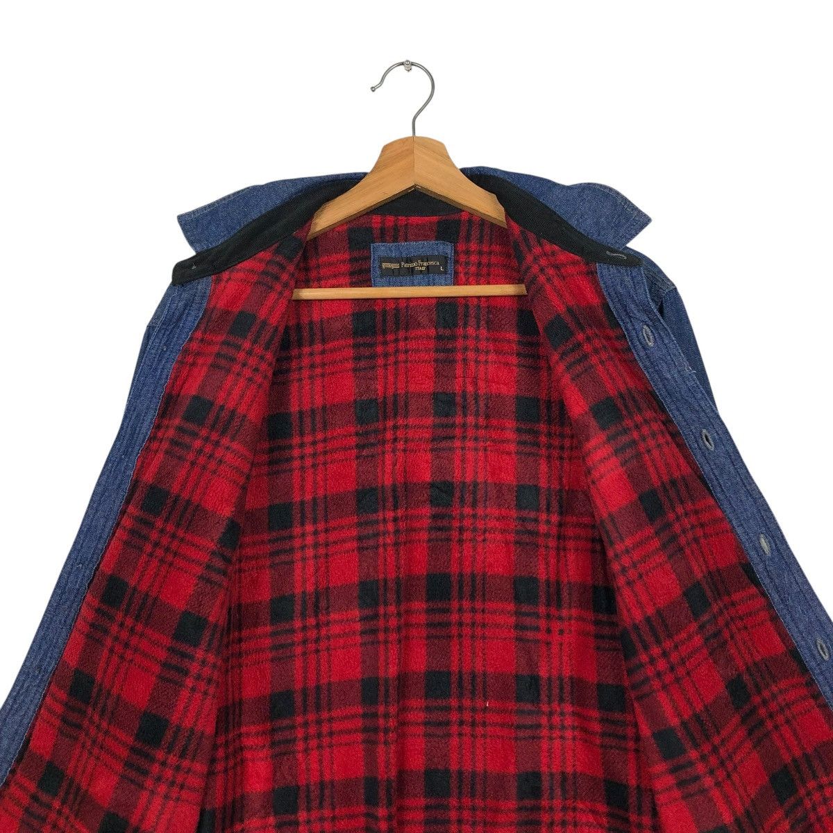 Japanese Brand × Vintage 🔥VINTAGE CHORE DENIM WORK BLANKET JACKET PATRIZIO FRANCESCA Size US L / EU 52-54 / 3 - 16 Thumbnail