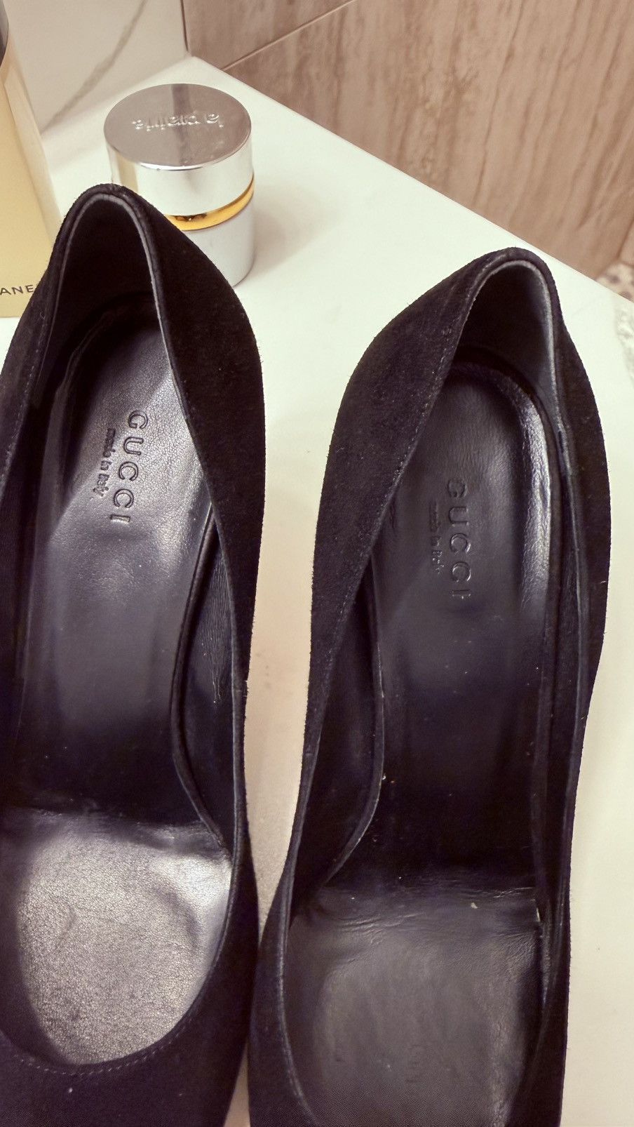 Gucci Suede Round Toe Pumps Size US 9 / IT 39 - 5 Thumbnail
