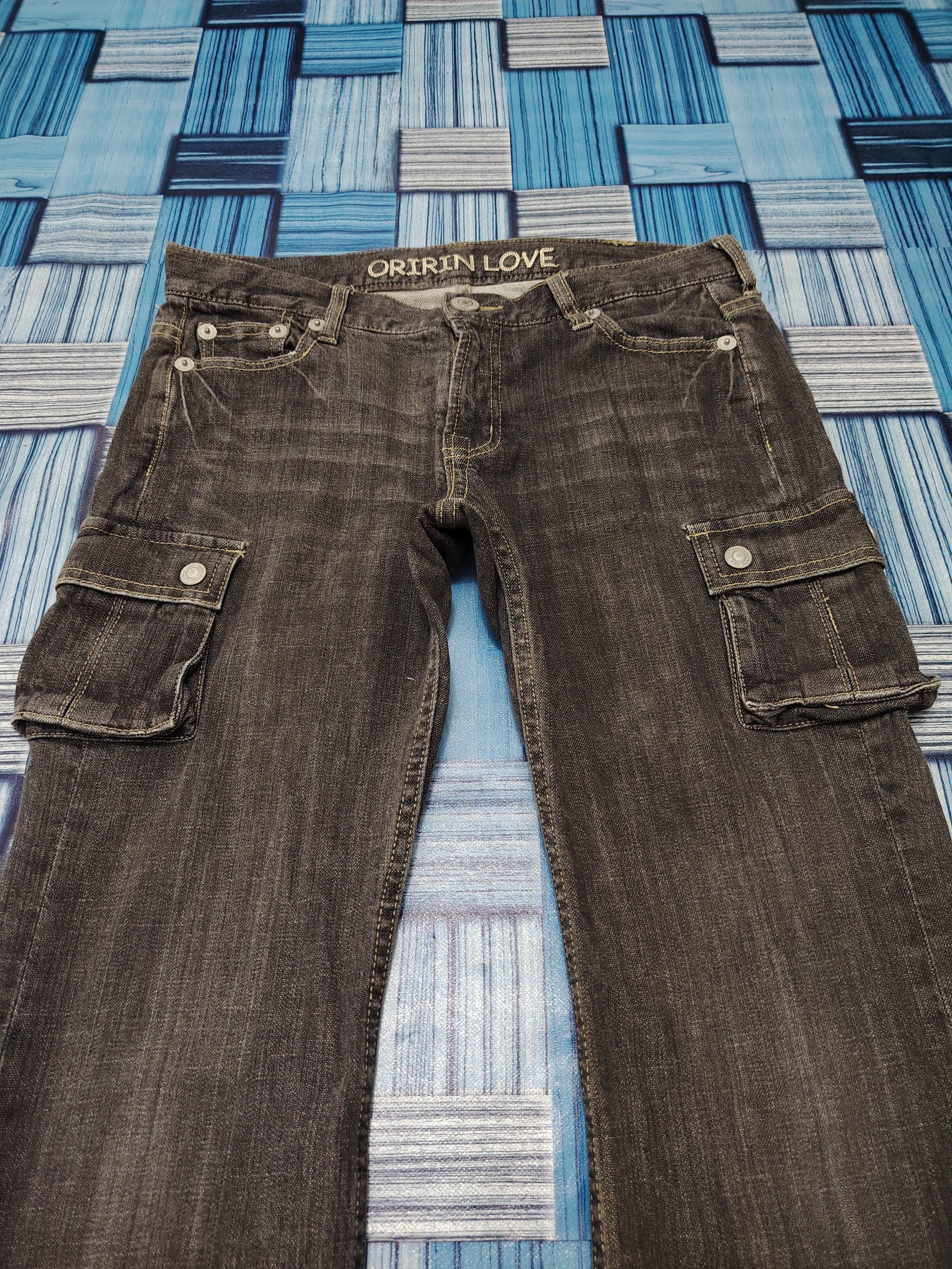 If Six Was Nine Japan Oririn Love Black Jeans Flared Distressed Jeans Size US 30 / EU 46 - 5 Thumbnail