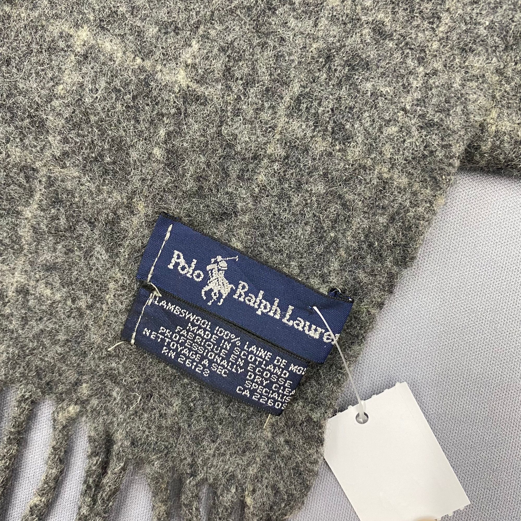 Polo Ralph Lauren Vintage Polo Ralph Lauren Scarf Muffler Wool Winter Scarves Size ONE SIZE - 5 Thumbnail