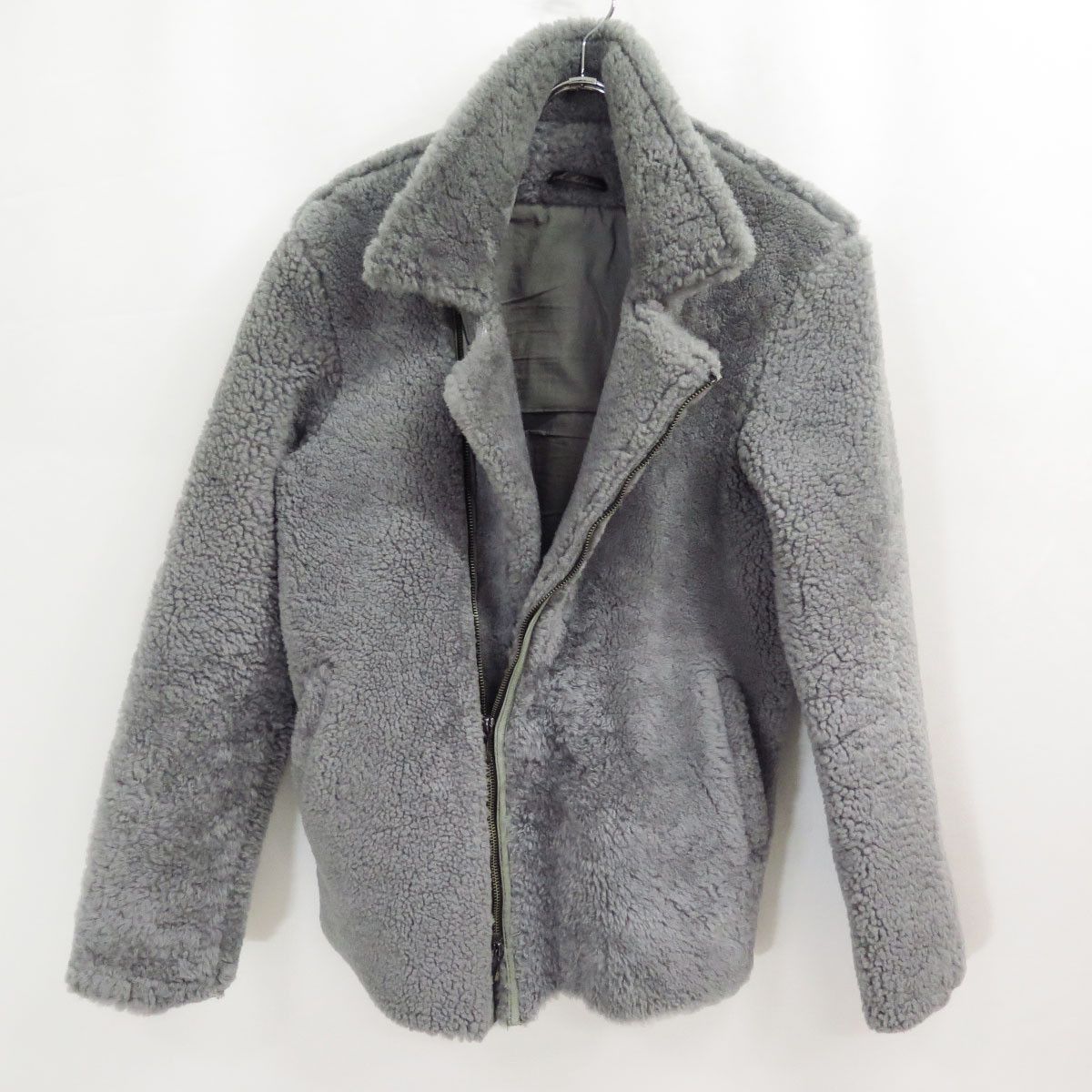 14th Addiction Shearling Sheep Skin Mouton Leather Jacket - Outerwear