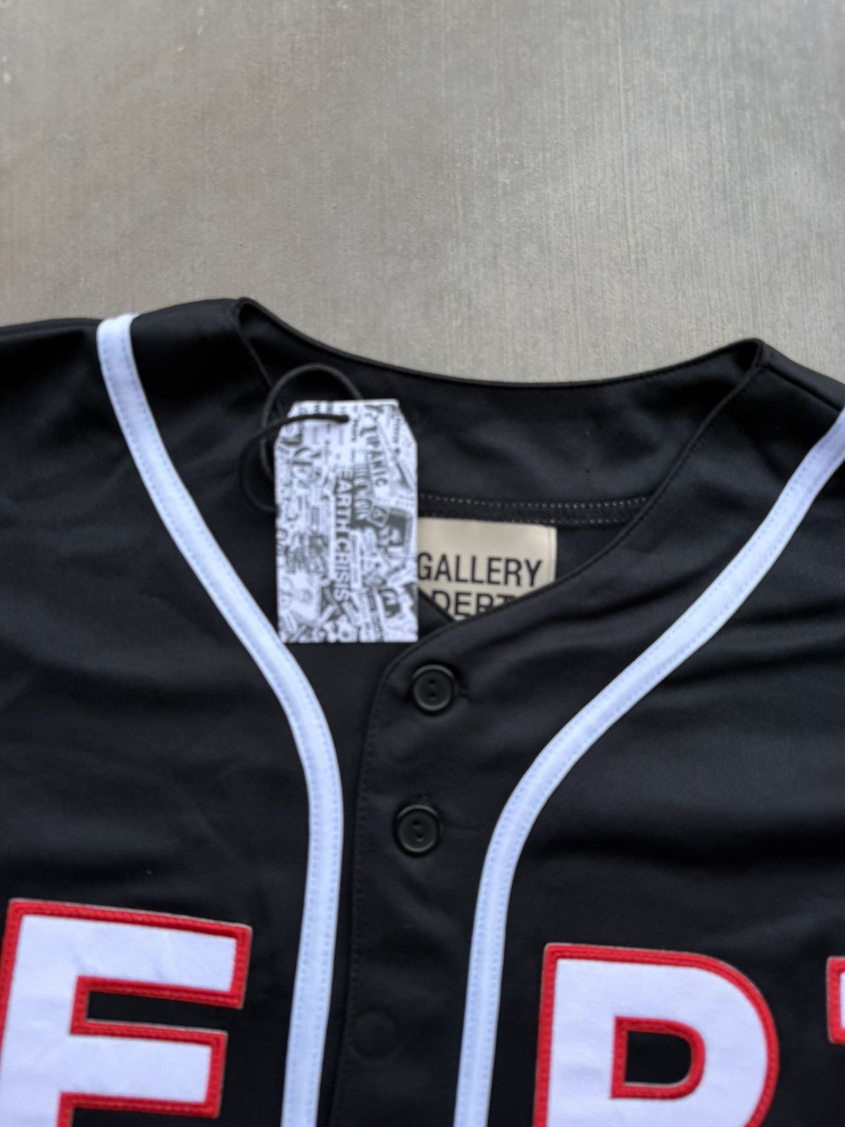 Gallery Dept. Gallery Dept. Echo Park Baseball Jersey – Black Small NWT Size US S / EU 44-46 / 1 - 6 Thumbnail