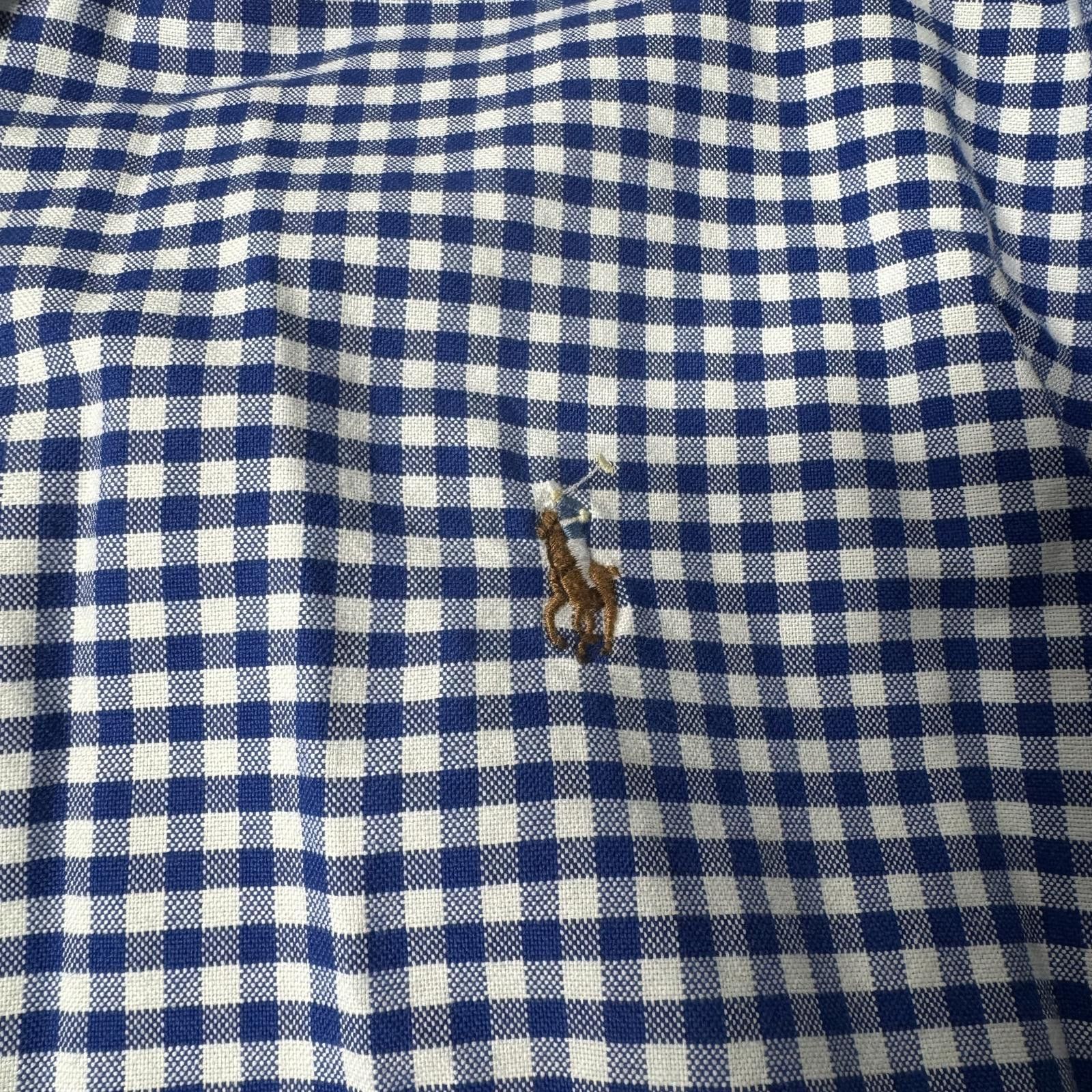 Polo Ralph Lauren Ralph Lauren Classic Fit Men’s Blue/White Stripe Size L Size US L / EU 52-54 / 3 - 3 Thumbnail