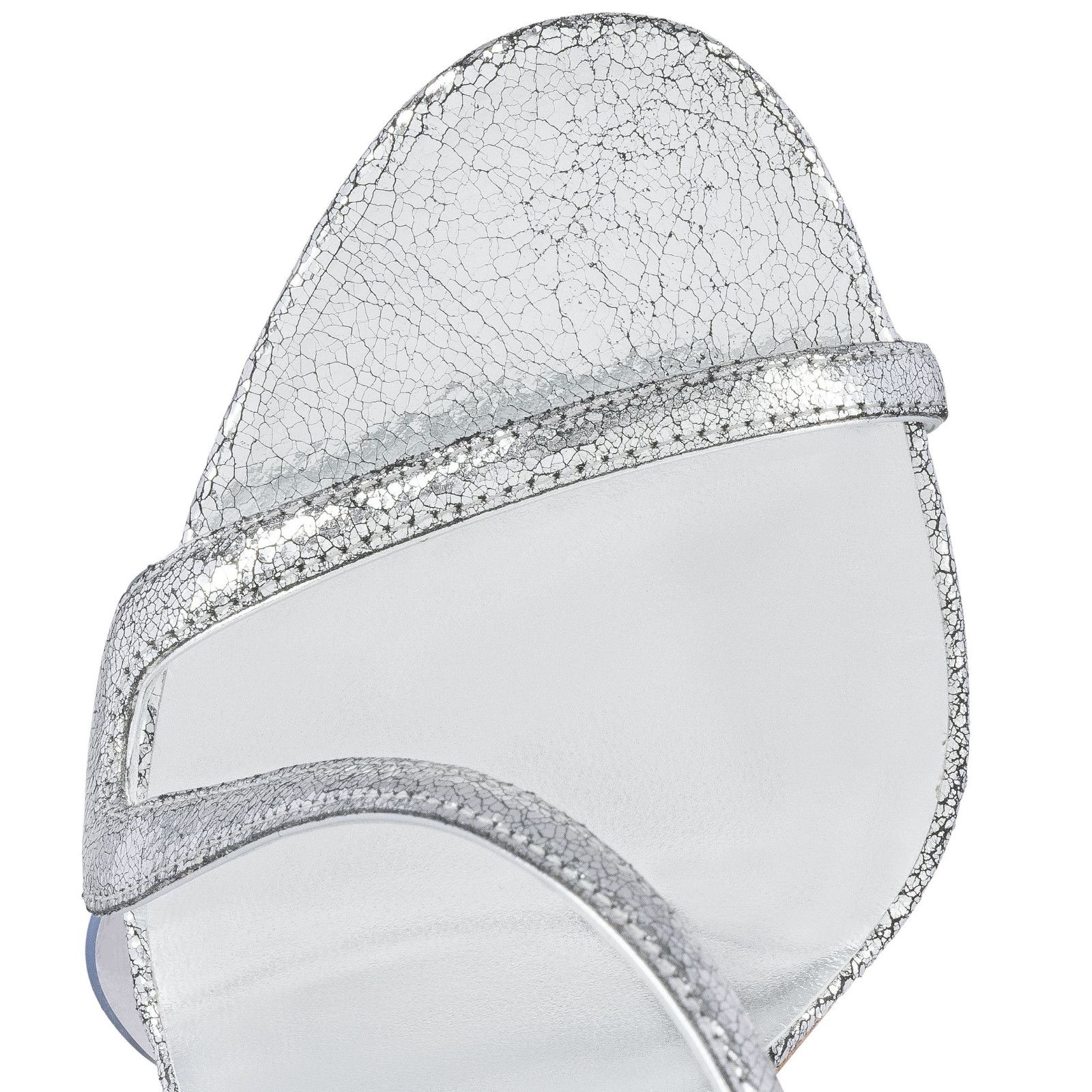 Christian Louboutin Christian Louboutin Rosalie 100 Silver Maoir Ankle Strap Size US 11 / IT 41 - 7 Thumbnail