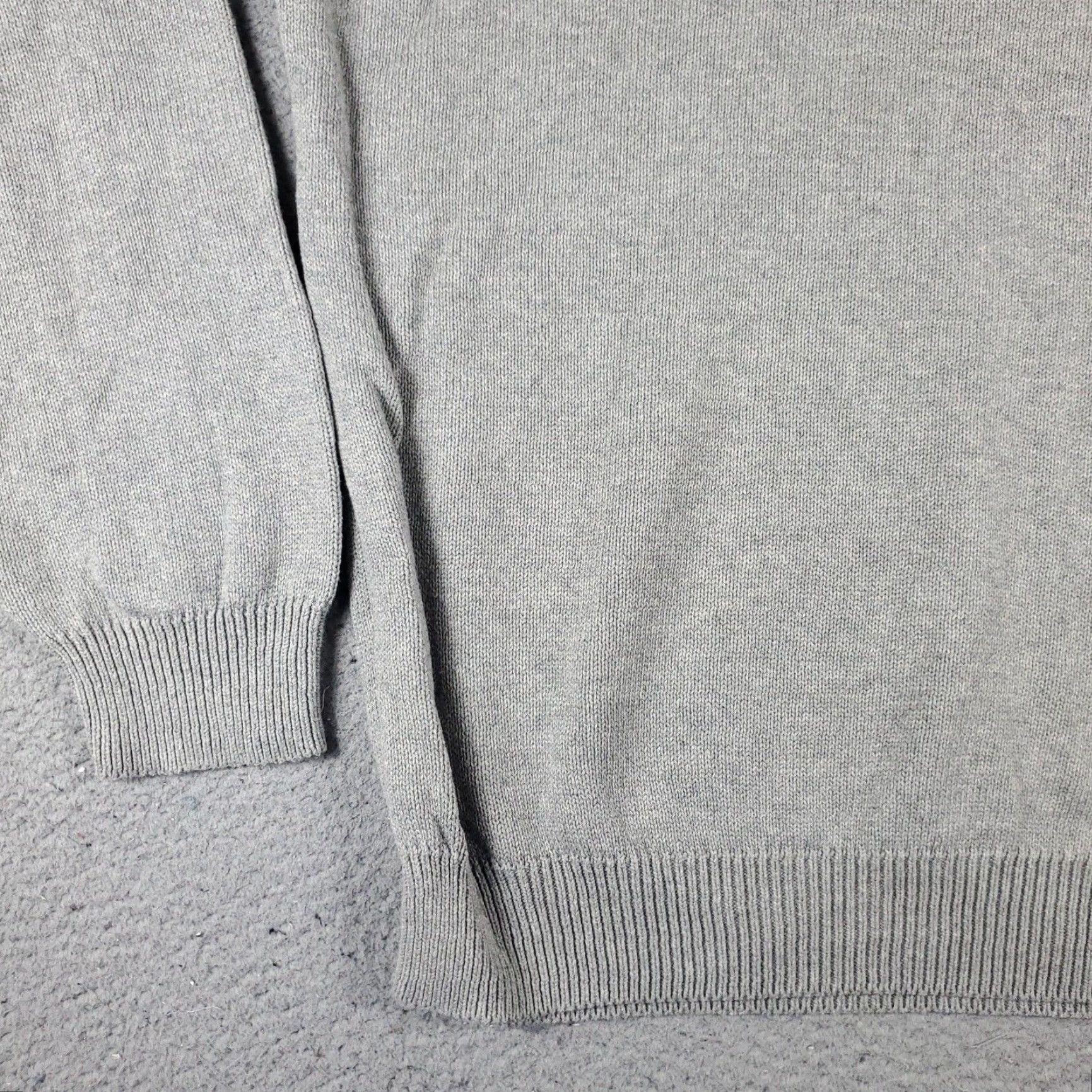 Nautica VINTAGE Nautica Sweater Mens Size 2XL Pullover Casual Knit Crew Neck Solid Gray Winter Fall Shirt Size US XXL / EU 58 / 5 - 3 Thumbnail