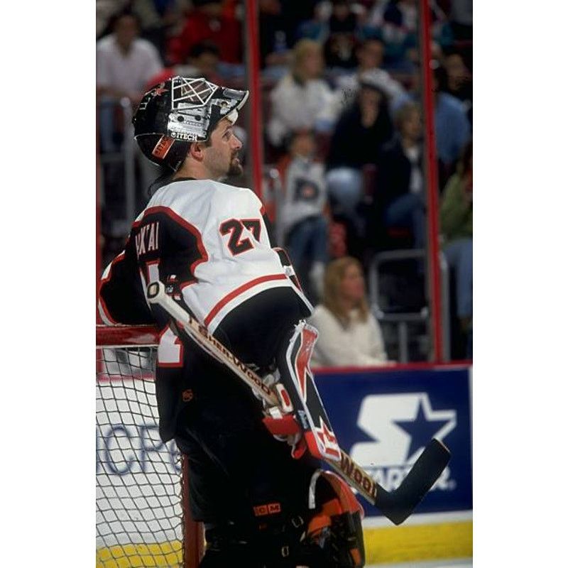 Philadelphia Flyers 90s STARTER jersey L blk 3rd hockey vtg