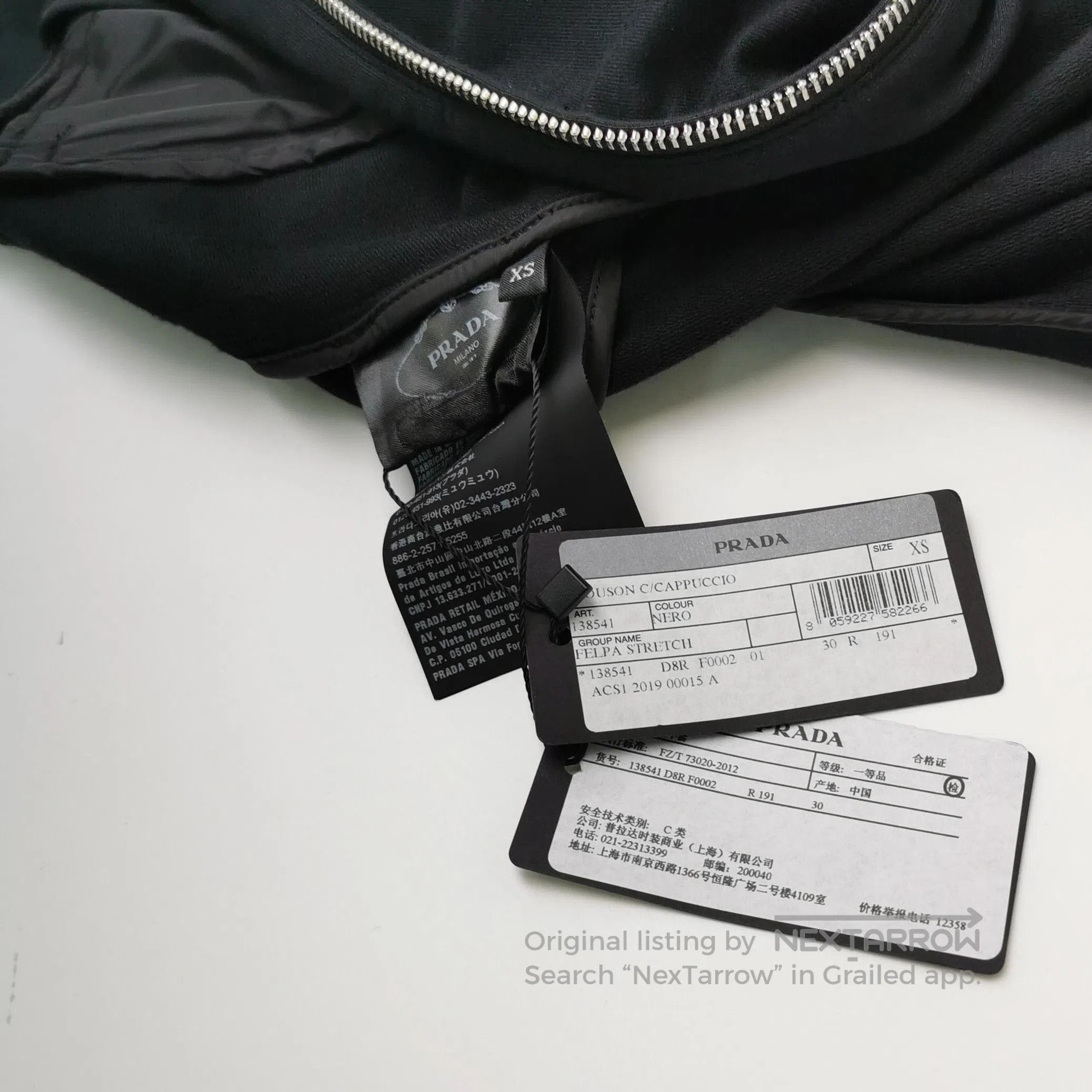 Prada Prada Color Block Hooded Sweatshirt in Cotton . Size XS / US 0-2 / IT 36-38 - 3 Thumbnail
