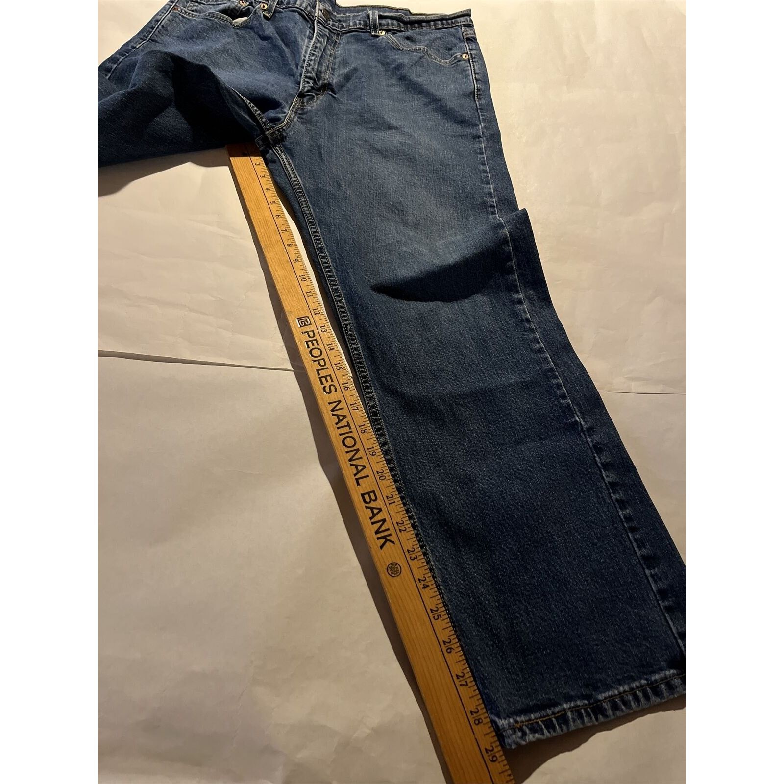 Levi's Levis 505 Jeans Mens 38x30 Denim Dark Wash Cotton Blue Y2k Size US 38 / EU 54 - 6 Thumbnail