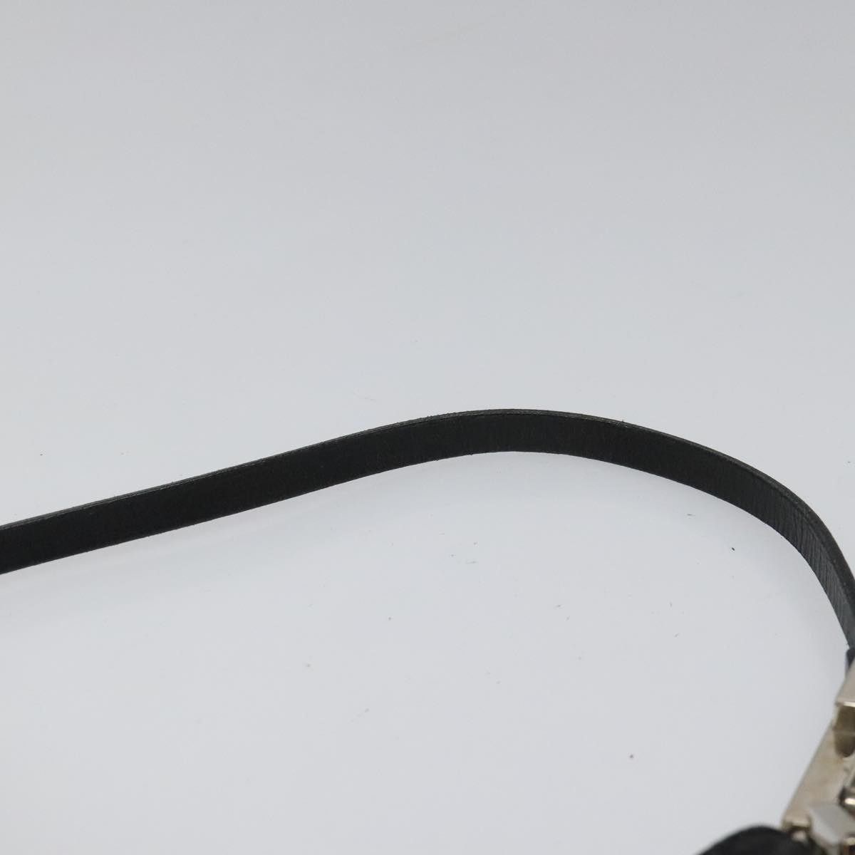 Fendi FENDI Zucchino Canvas Shoulder Bag Black Size ONE SIZE - 8 Thumbnail