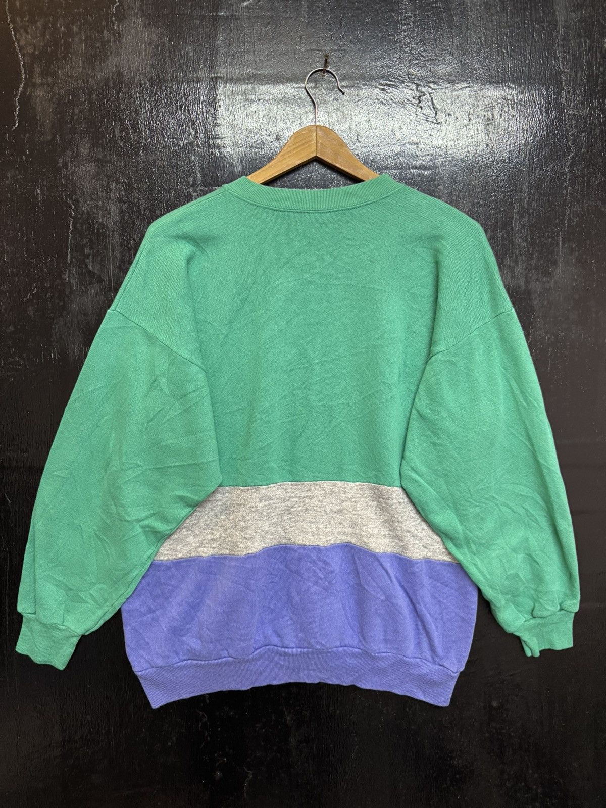 Vintage Vintage Stripe sweatshirt 70s Size US L / EU 52-54 / 3 - 4 Thumbnail