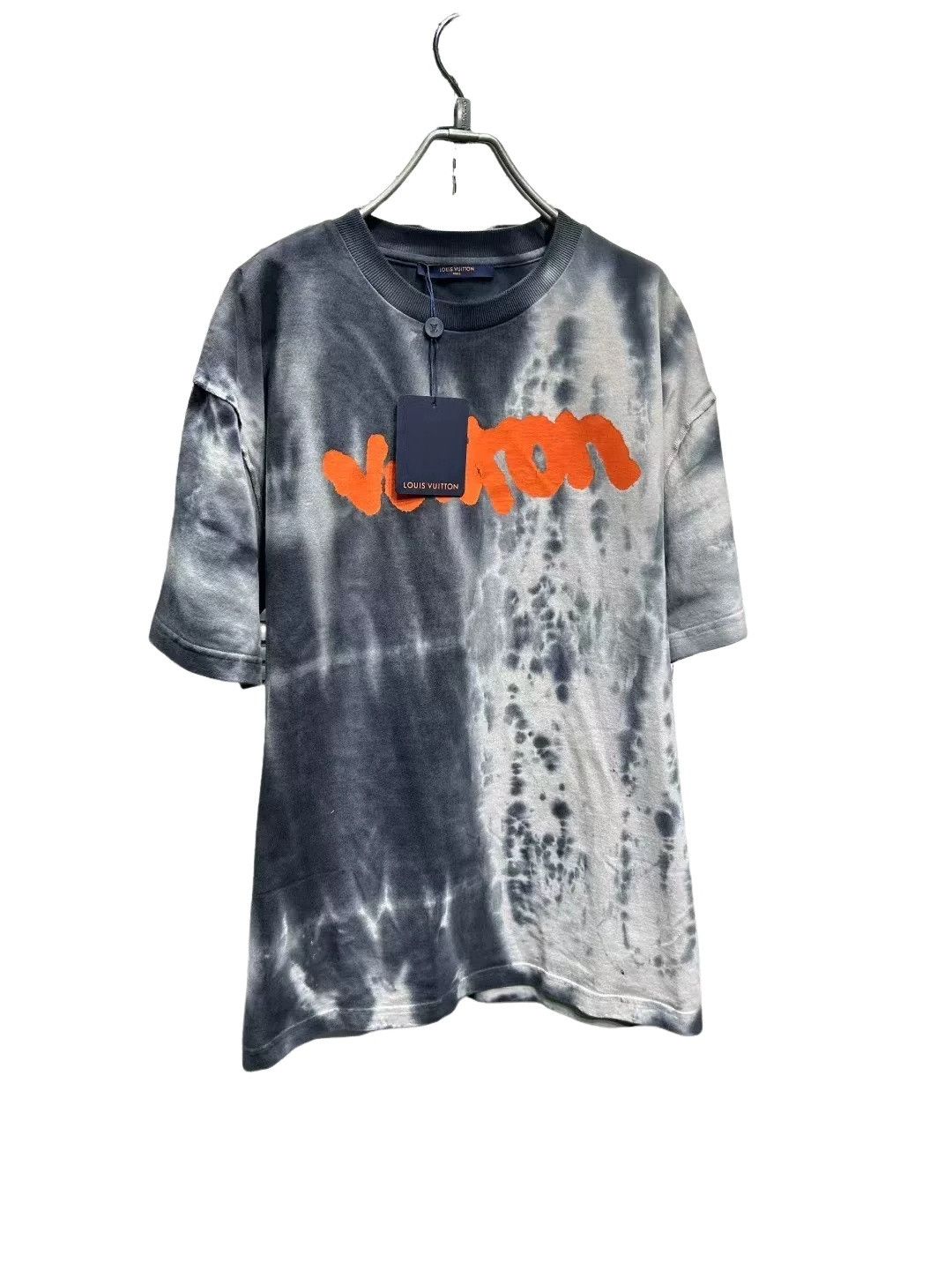 Louis Vuitton Louis Vuitton Tie-Dye Orange Logo T-Shirt Size L Size US L / EU 52-54 / 3 - 1 Thumbnail