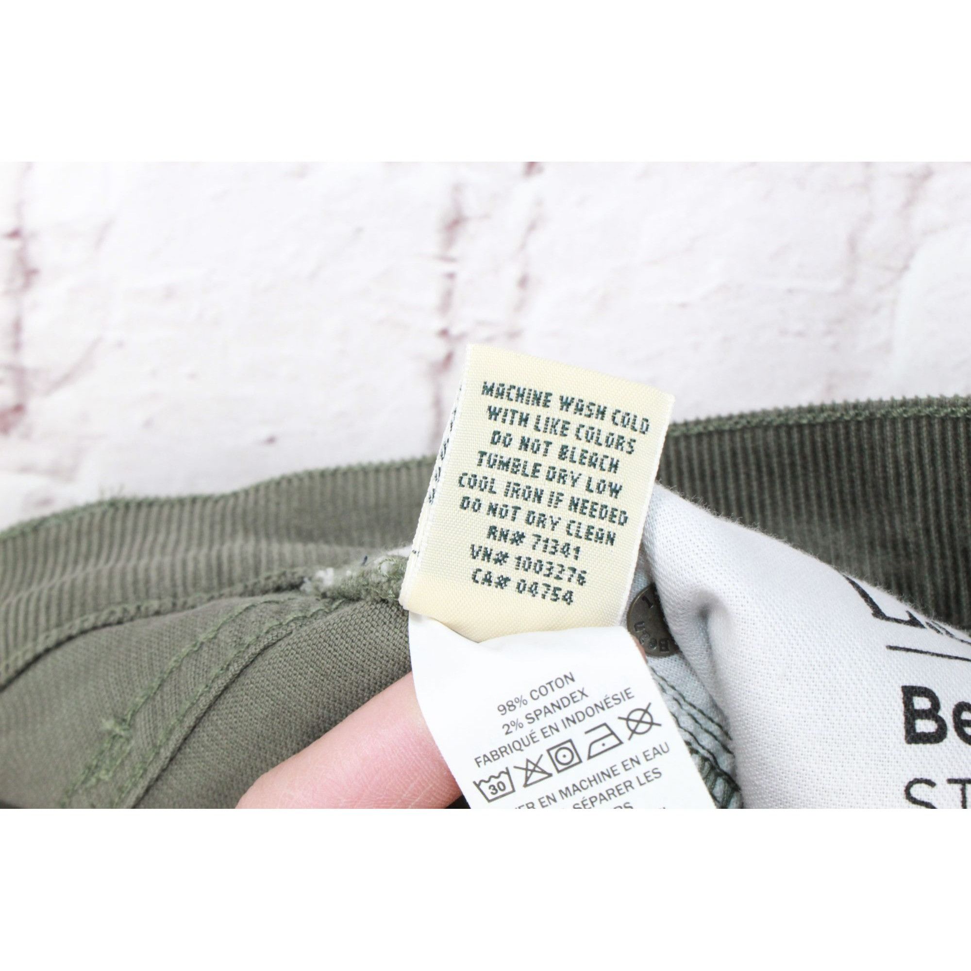 L.L. Bean LL Bean Women's Five Pocket Corduroy Pants Mid Rise Size 38" / US 16 / IT 52 - 10 Thumbnail