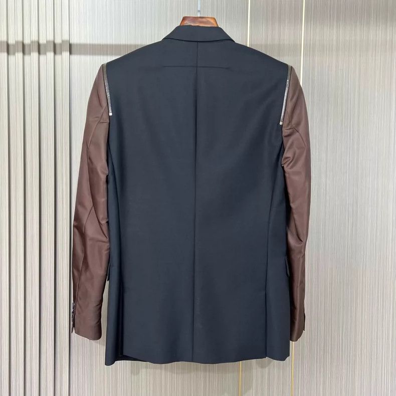 Givenchy Givenchy Zipper Patchwork Suit Jacket 2506-Nextarrow Size US S / EU 44-46 / 1 - 2 Thumbnail