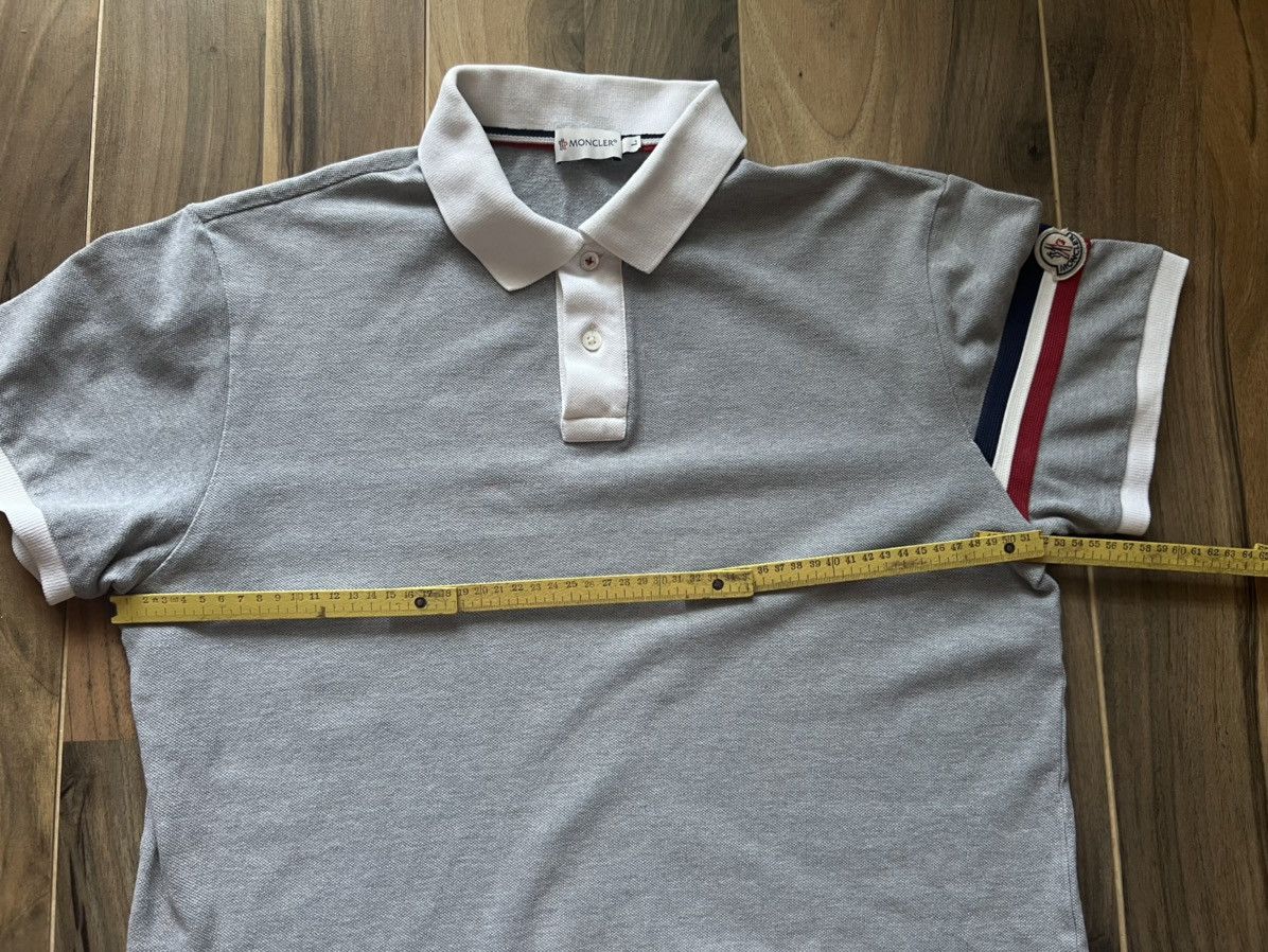 Moncler Moncler Polo T Shirt Logo Vintage Size US L / EU 52-54 / 3 - 10 Thumbnail