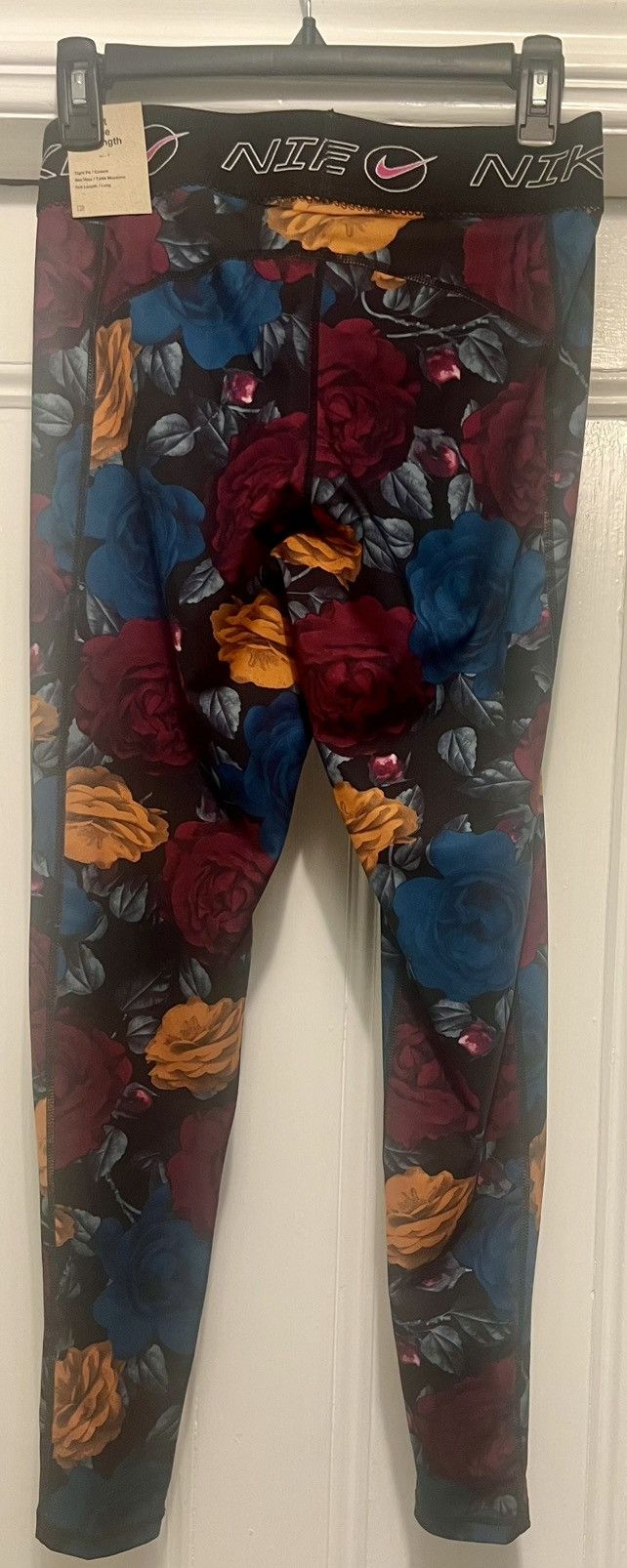 Nike Authentic Nike Dri-Fit tight fit floral print leggings med Size 28" / US 6 / IT 42 - 4 Thumbnail