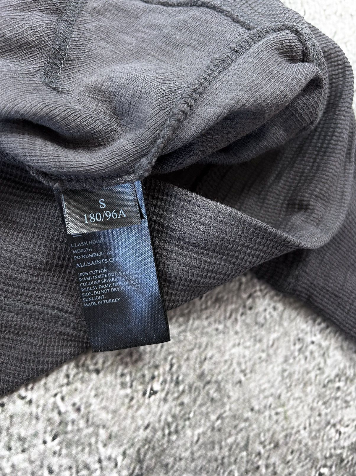 Allsaints Allsaints zip hoodie grey small logo Size US S / EU 44-46 / 1 - 4 Thumbnail